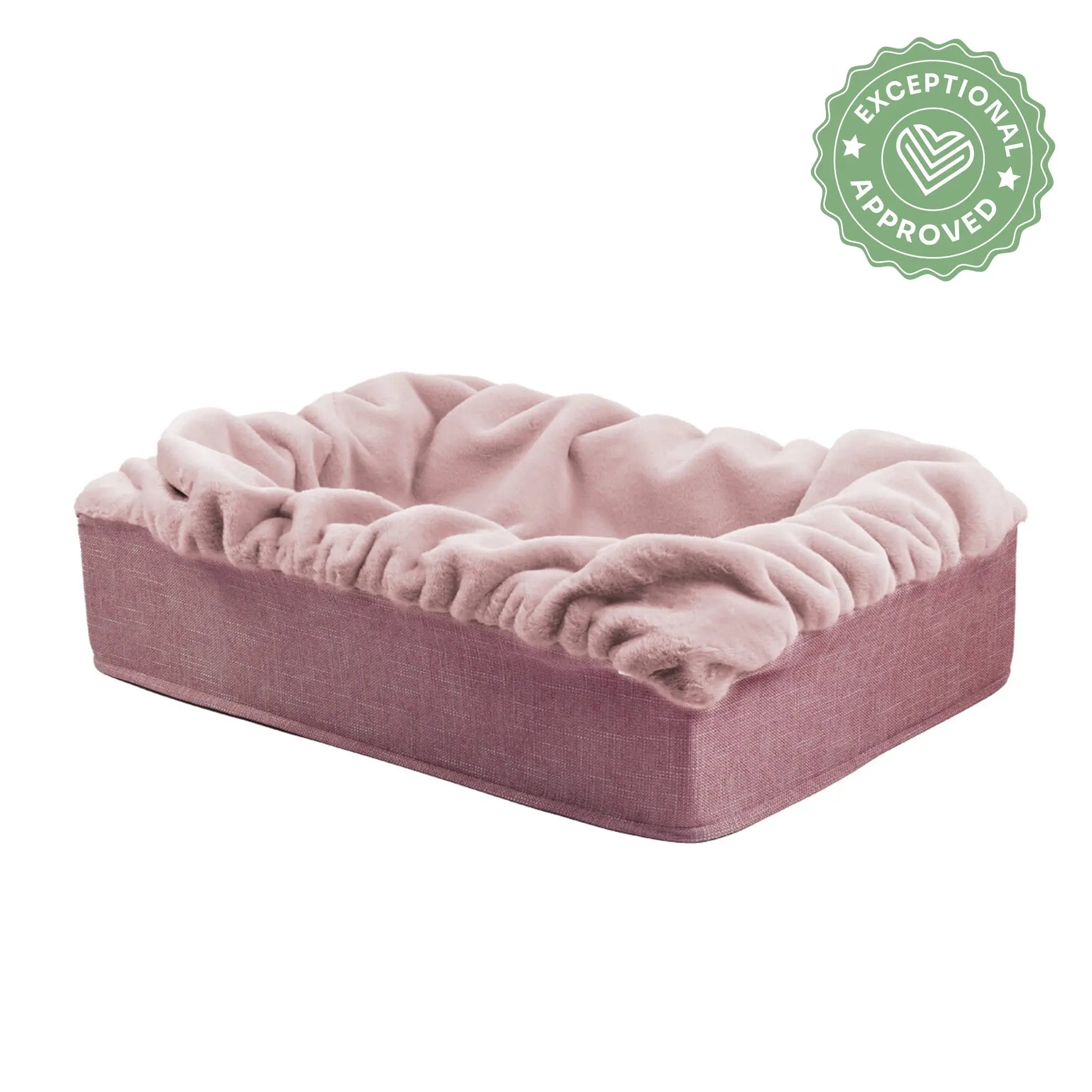 Hundebett Buddelbox Altrosa Exceptional - Manufaktur mit Herz