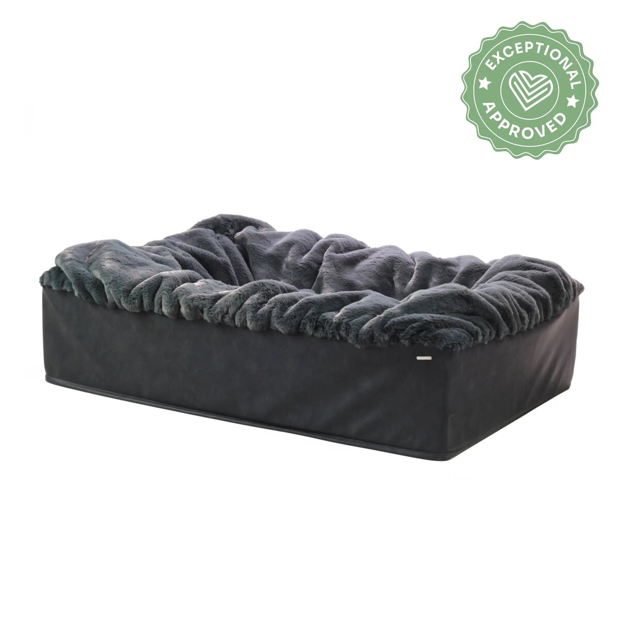 Hundebett Buddelbox Dunkelgrau Exceptional - Manufaktur mit Herz