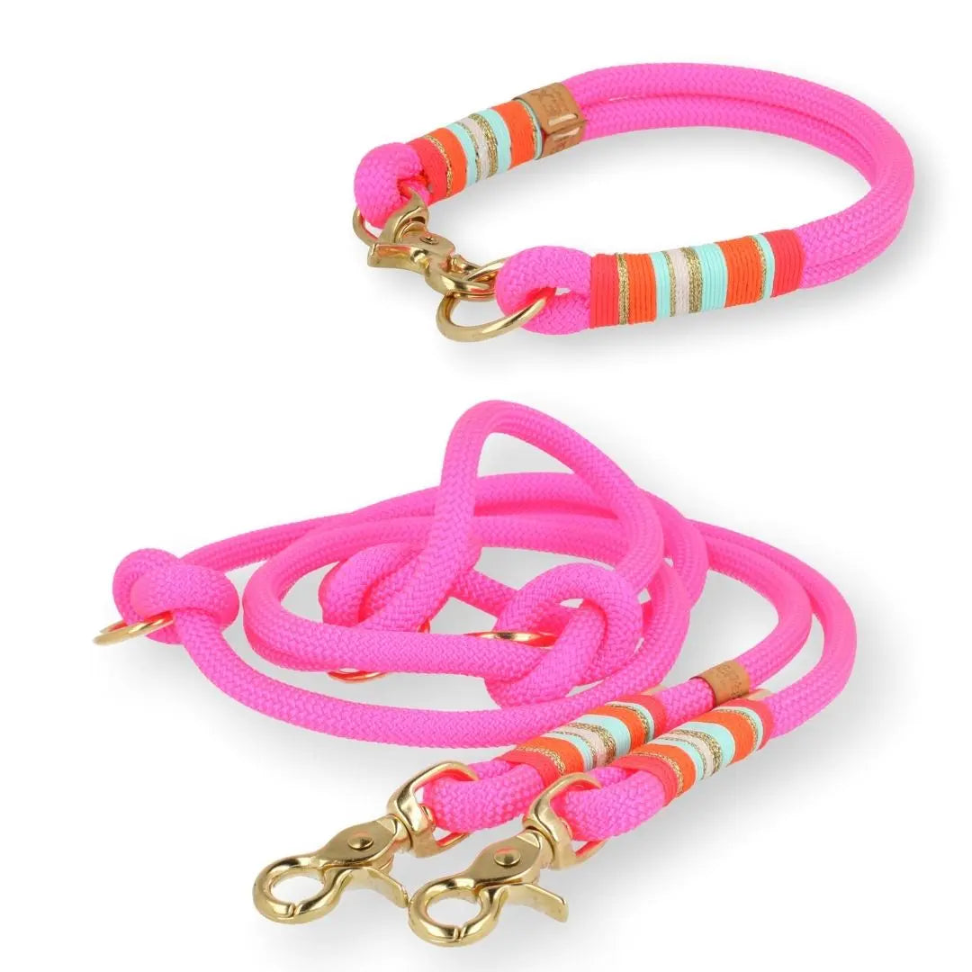 Set | Tauhalsband und Leine 'Corazón Libre' Exceptional - Manufaktur mit Herz