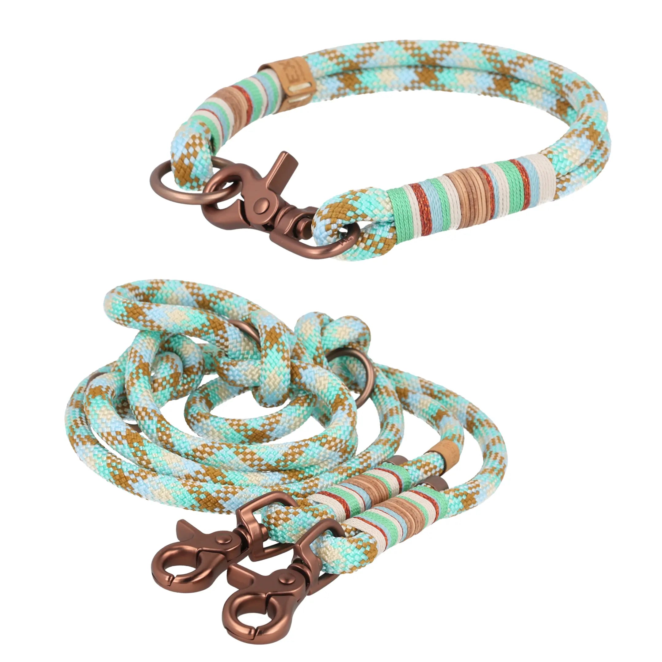 Set | Tauhalsband und Leine 'Alma de Ibiza' Exceptional - Manufaktur mit Herz