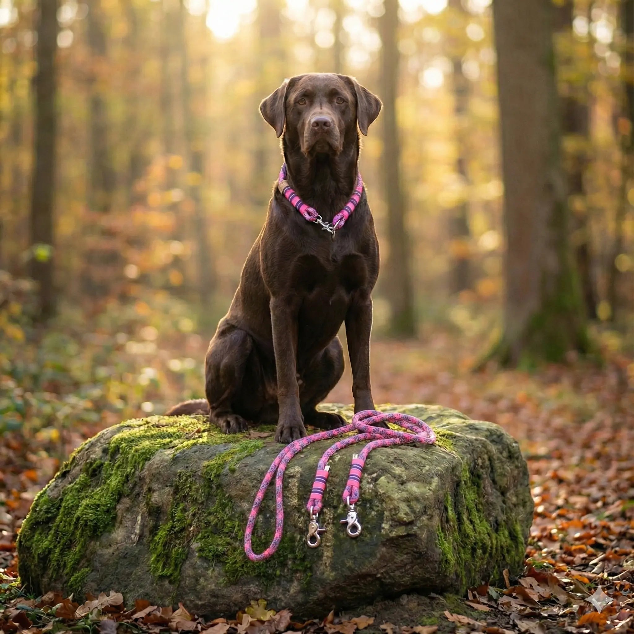 Set | Tauhalsband und Leine 'Bubblegum' Exceptional - Manufaktur mit Herz