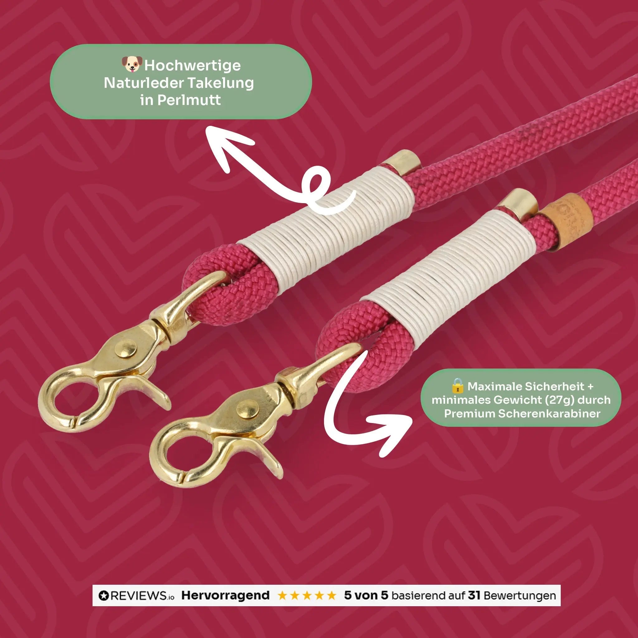 Set | Tauhalsband und Leine 'Cherry Blossom' Exceptional - Manufaktur mit Herz