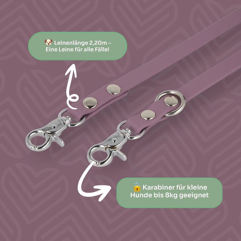 Hundeleine aus BioThane small – Detailansicht des Karabiners, Exceptional