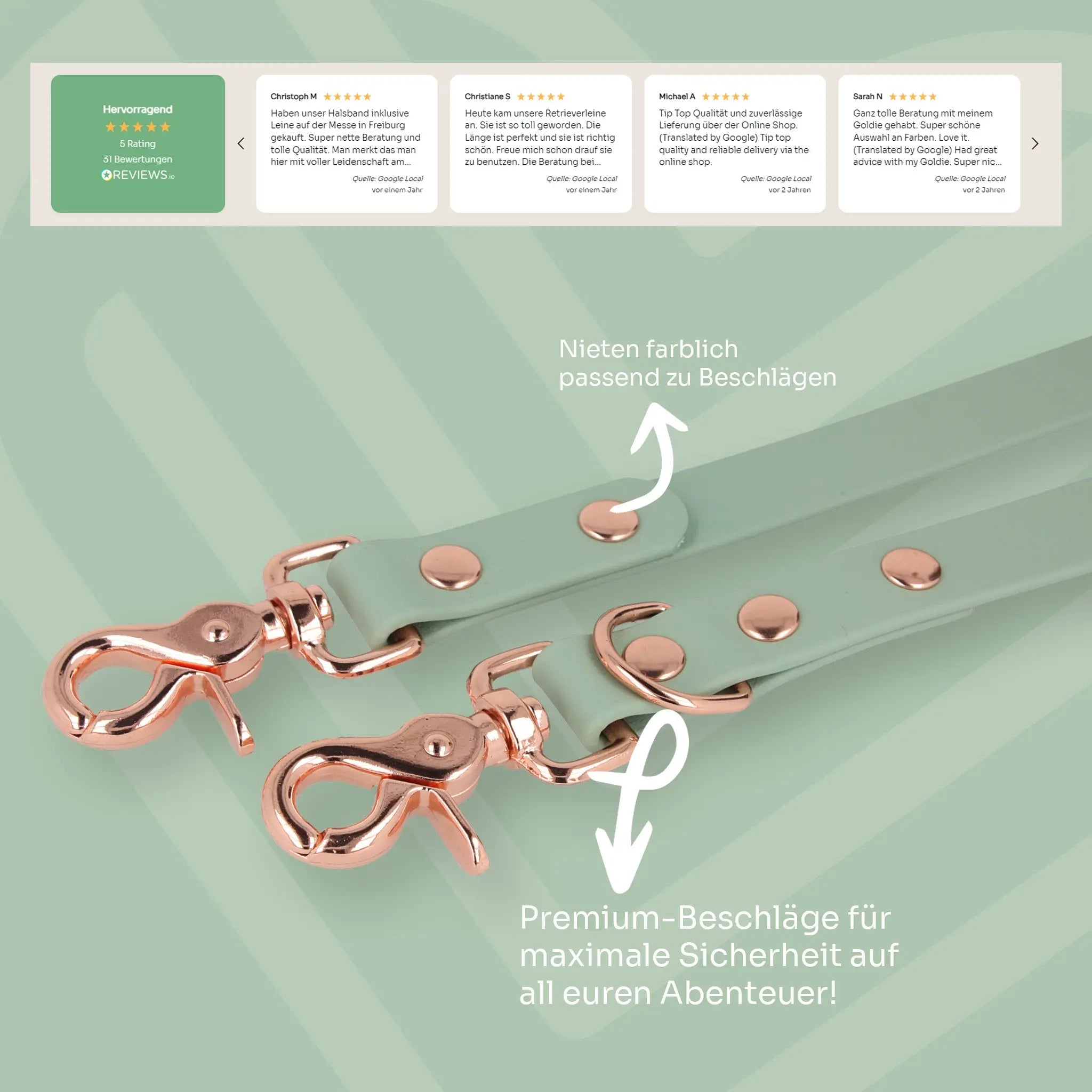 Hundeleine aus Biothane® Exceptional - Manufaktur mit Herz