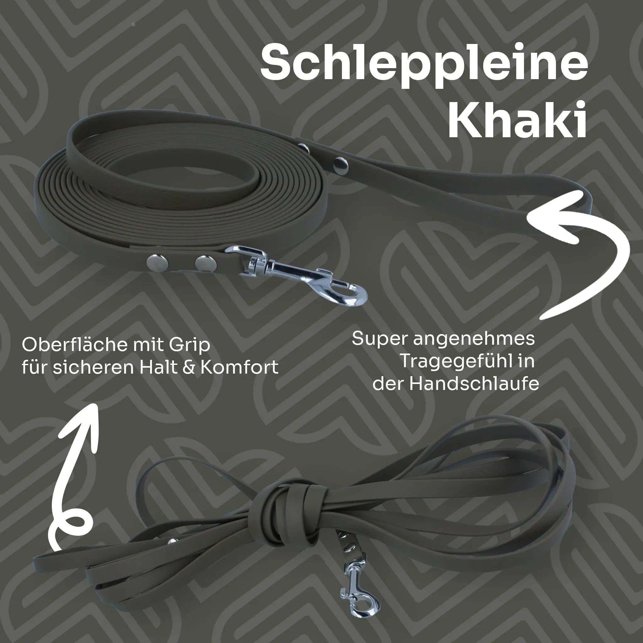 Wasserfeste Schleppleine aus BioThane® Exceptional - Manufaktur mit Herz