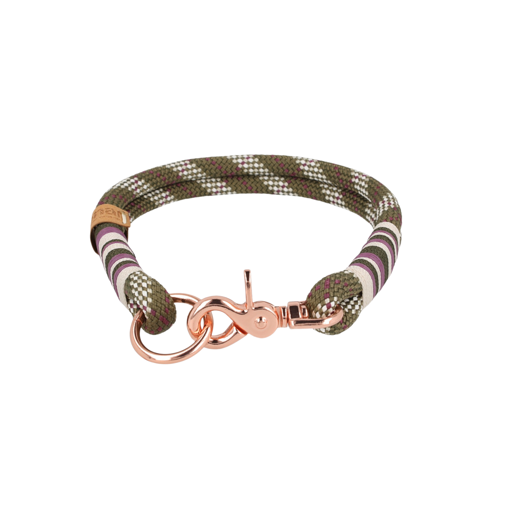 Set | Tauhalsband und Leine 'Forest Rose'