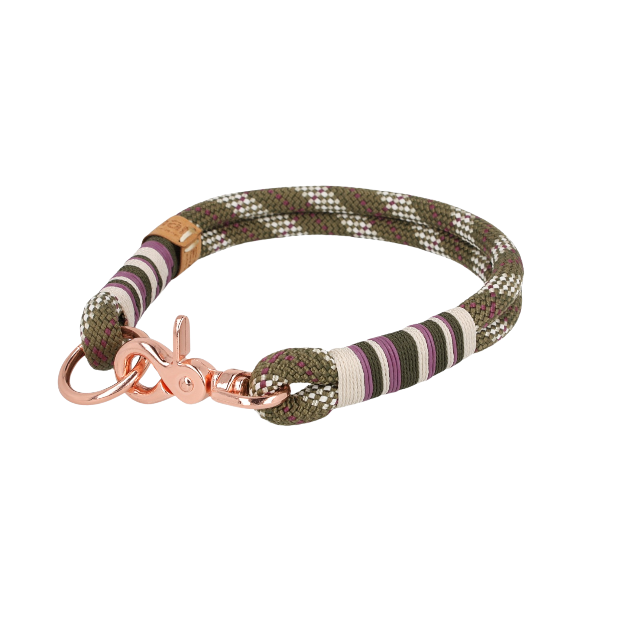 Set | Tauhalsband und Leine 'Forest Rose'