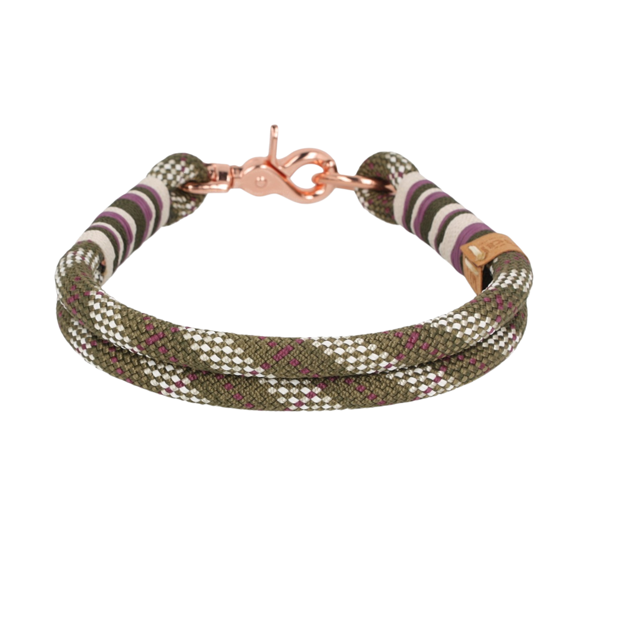 Set | Tauhalsband und Leine 'Forest Rose'