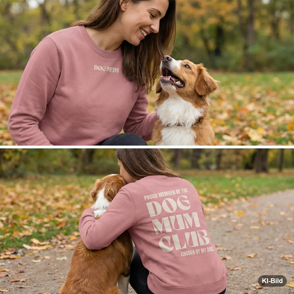 DOG MUM CLUB – „Chosen by my dog.“ - Organic Basic Unisex Sweatshirt