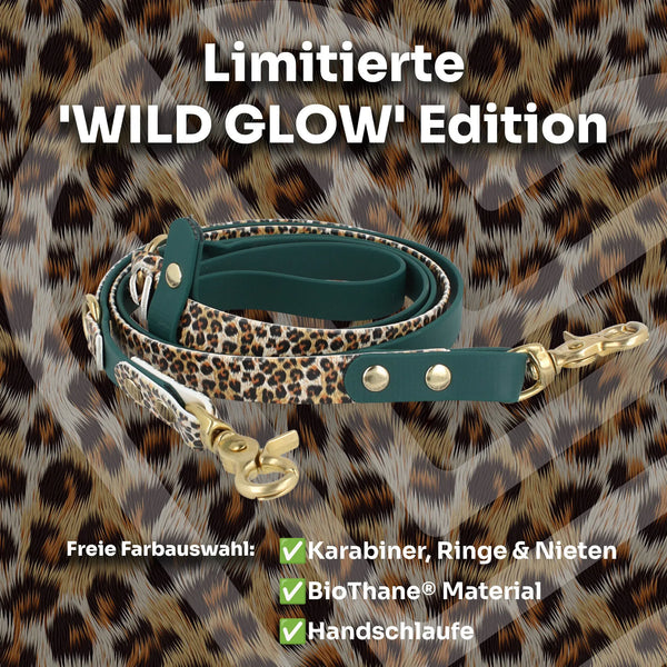 BioThane® Hundeleine 'WILD GLOW' Edition (limitiert)
