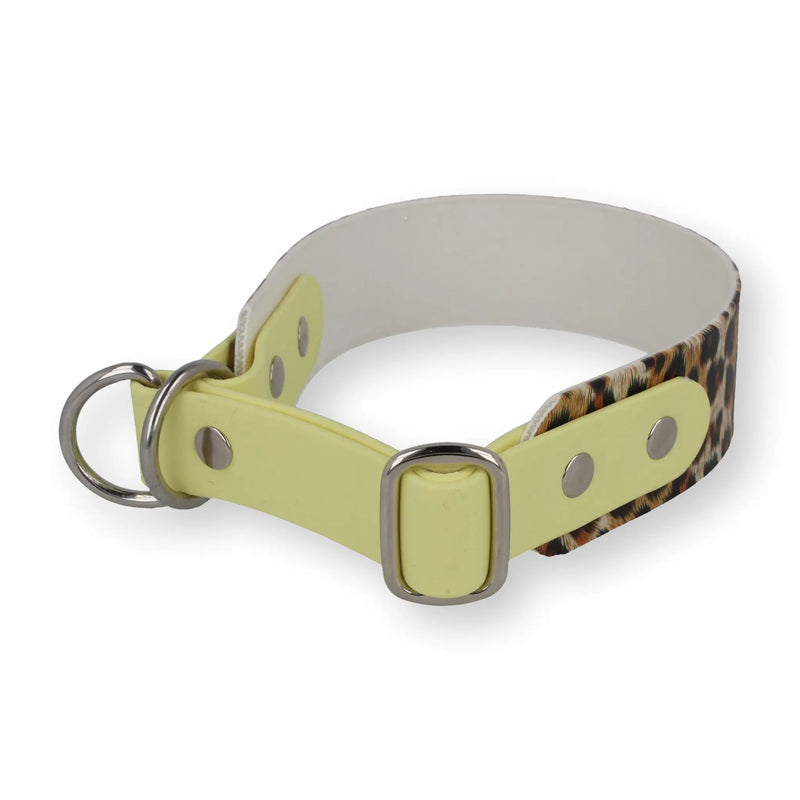 Zugstopp-Halsband 'WILD GLOW' Leo-Edition – limitiert, Exceptional Manufaktur (Bild 2)