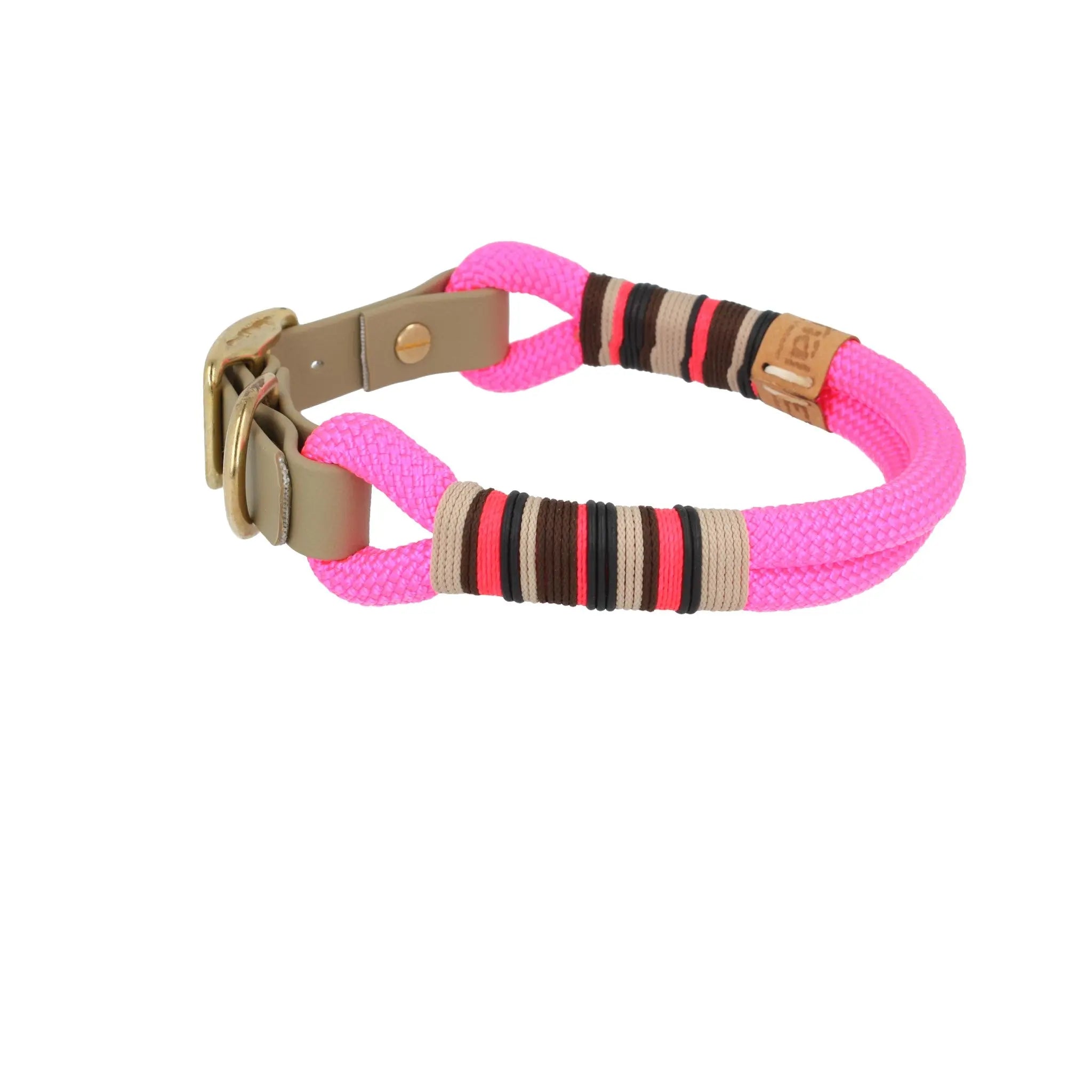 Tauhalsband verstellbar 'Flamingo Glow' Exceptional - Manufaktur mit Herz
