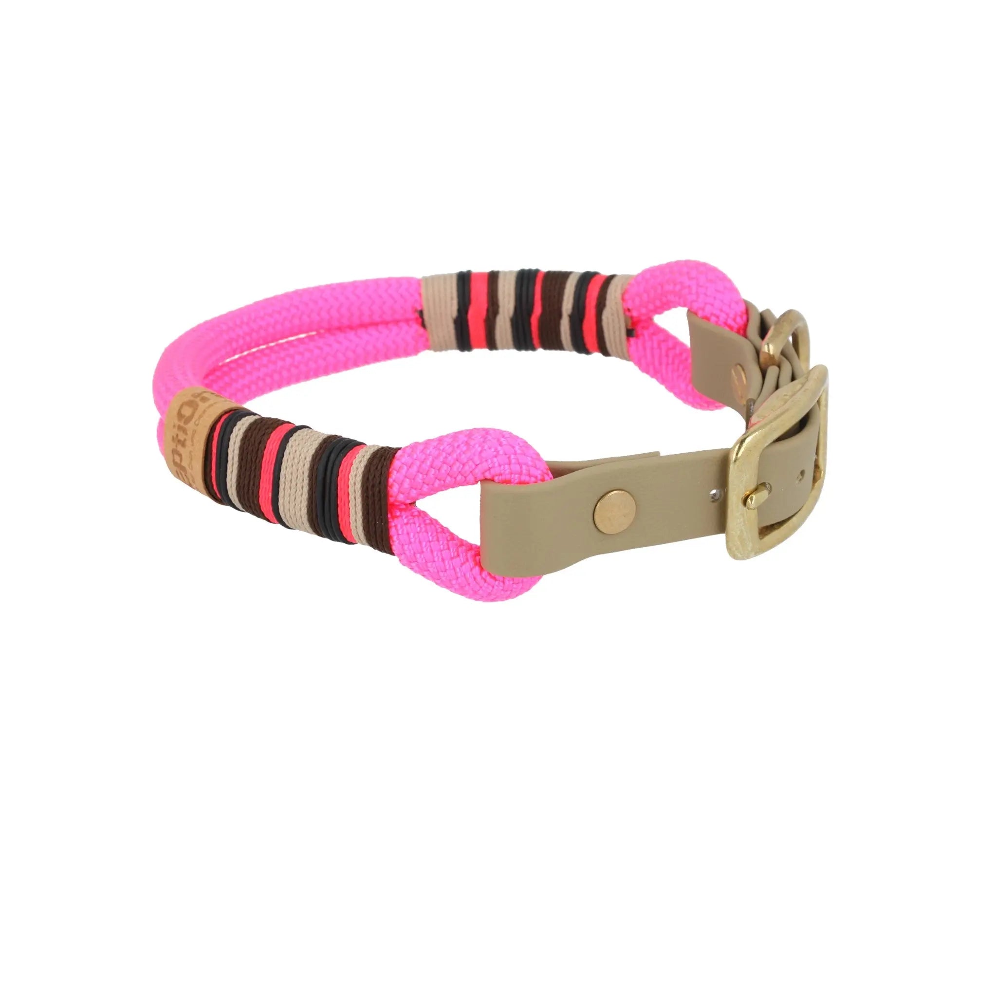 Tauhalsband verstellbar 'Flamingo Glow' Exceptional - Manufaktur mit Herz