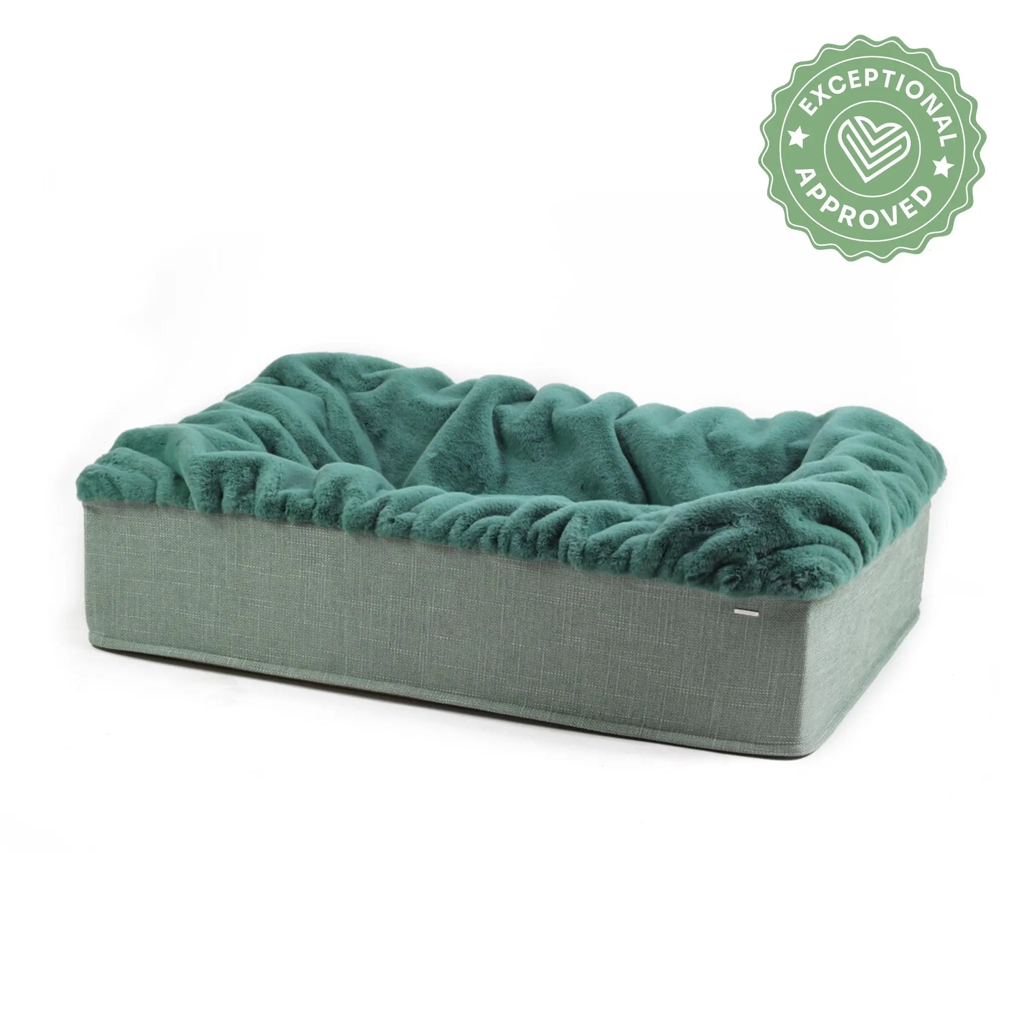 Hundebett Buddelbox Mintgrün Exceptional - Manufaktur mit Herz