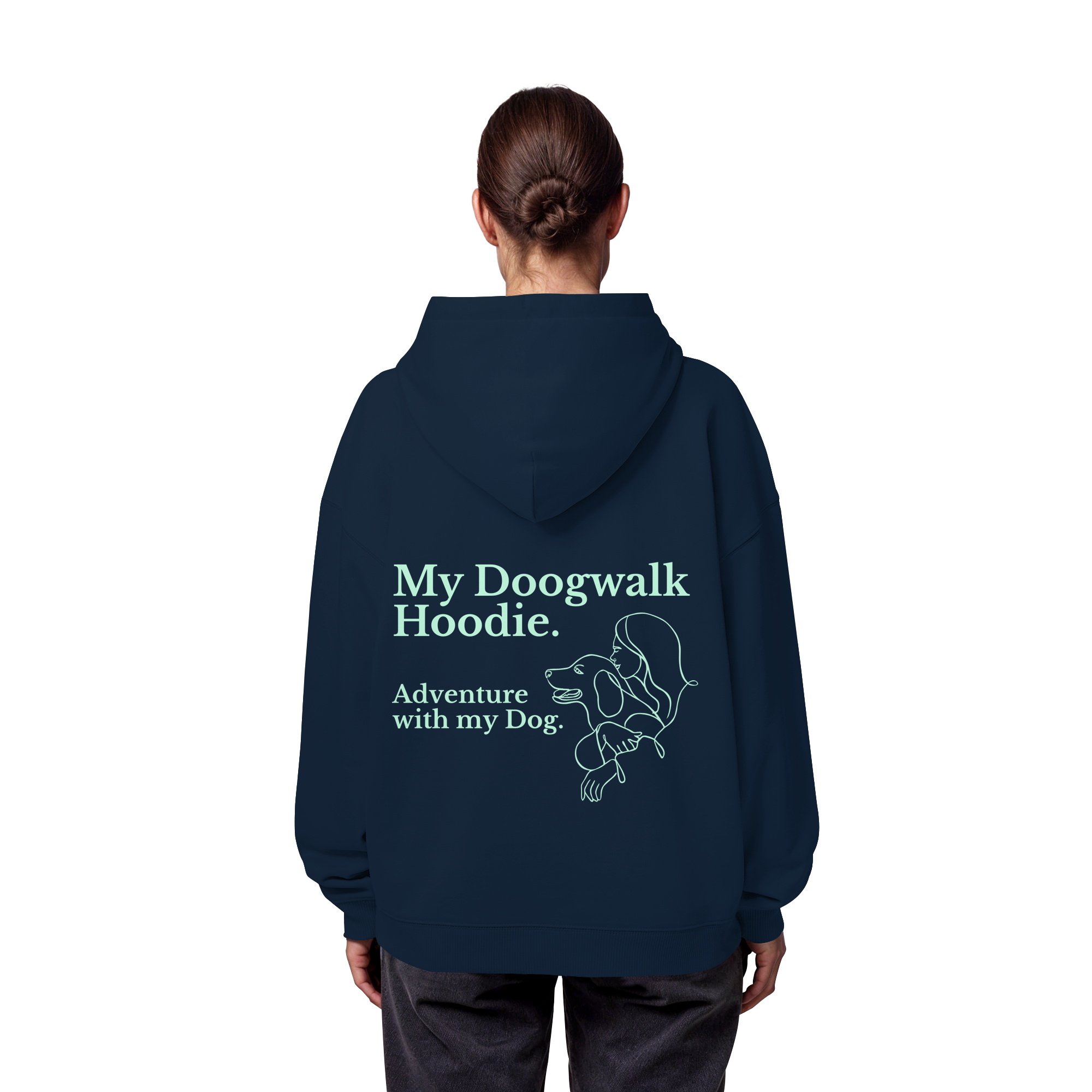 „Adventure with my Dog“ Hoodie - Organic Oversize Hoodie