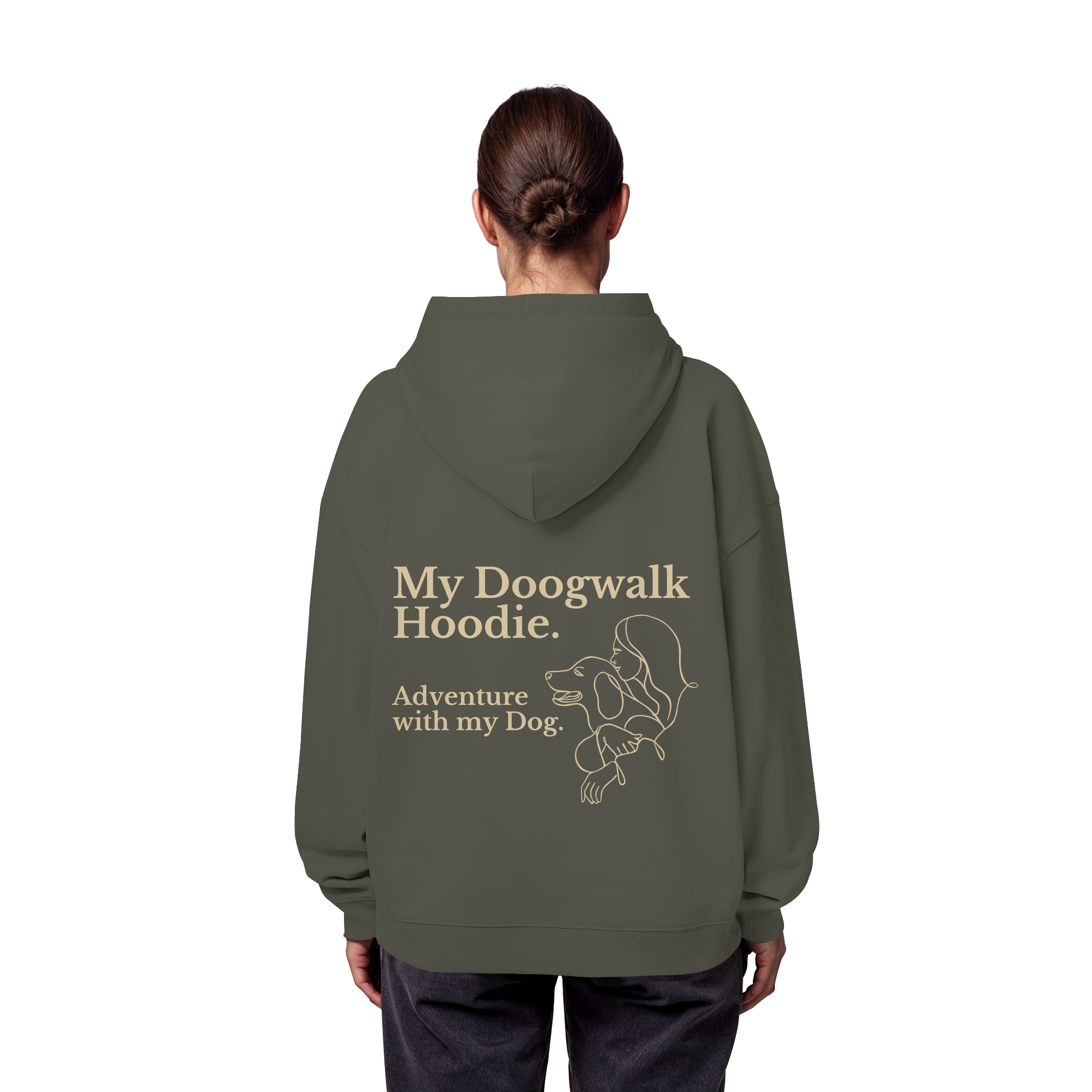 „Adventure with my Dog“ Hoodie - Organic Oversize Hoodie