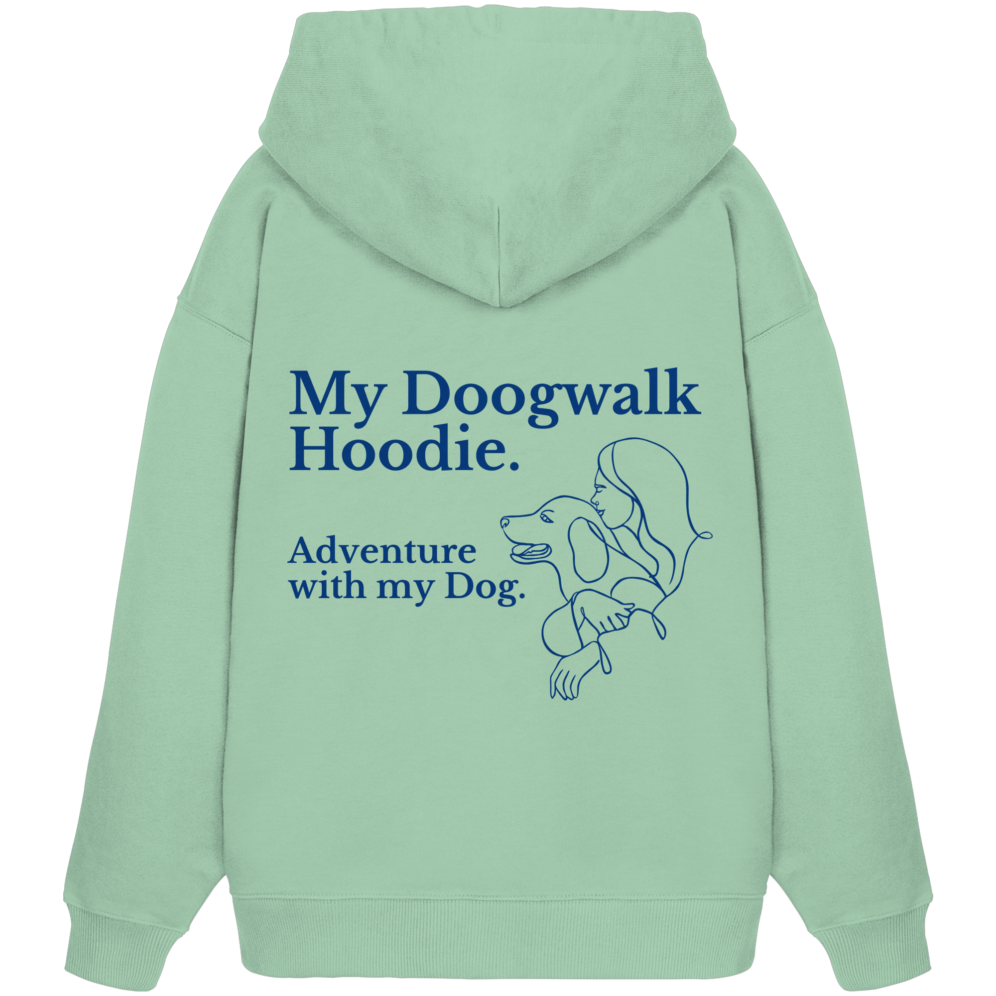 „Adventure with my Dog“ Hoodie - Organic Oversize Hoodie
