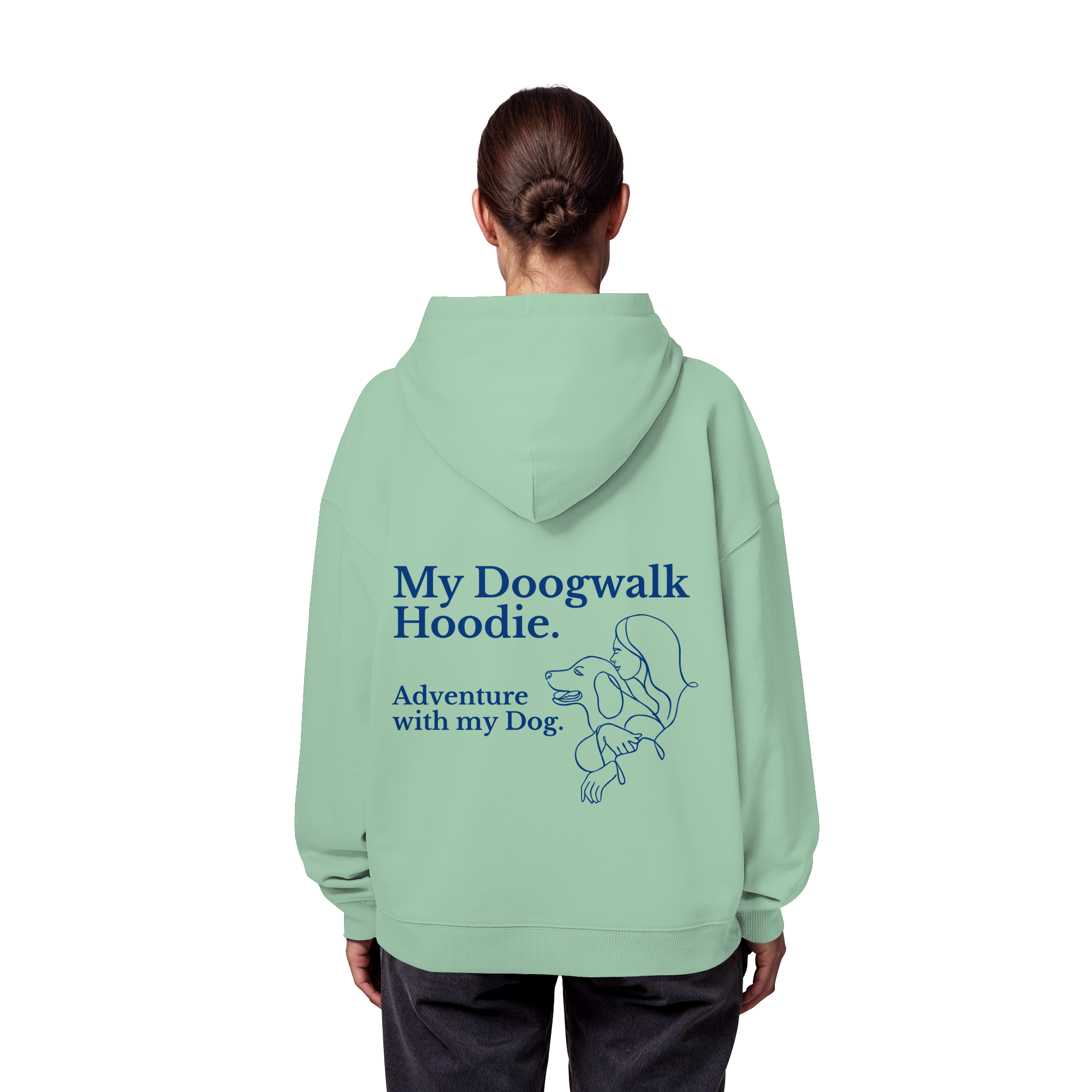 „Adventure with my Dog“ Hoodie - Organic Oversize Hoodie