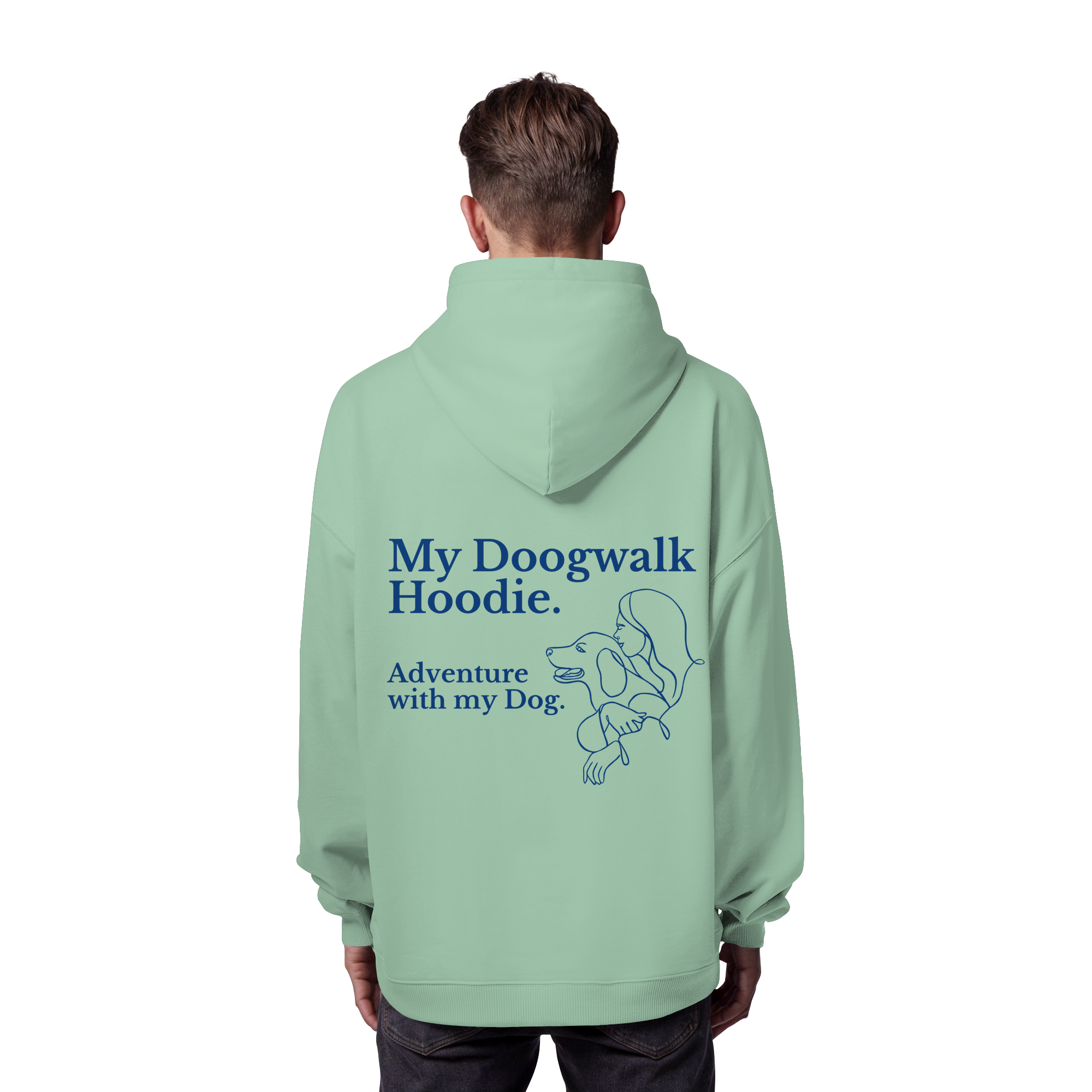 „Adventure with my Dog“ Hoodie - Organic Oversize Hoodie