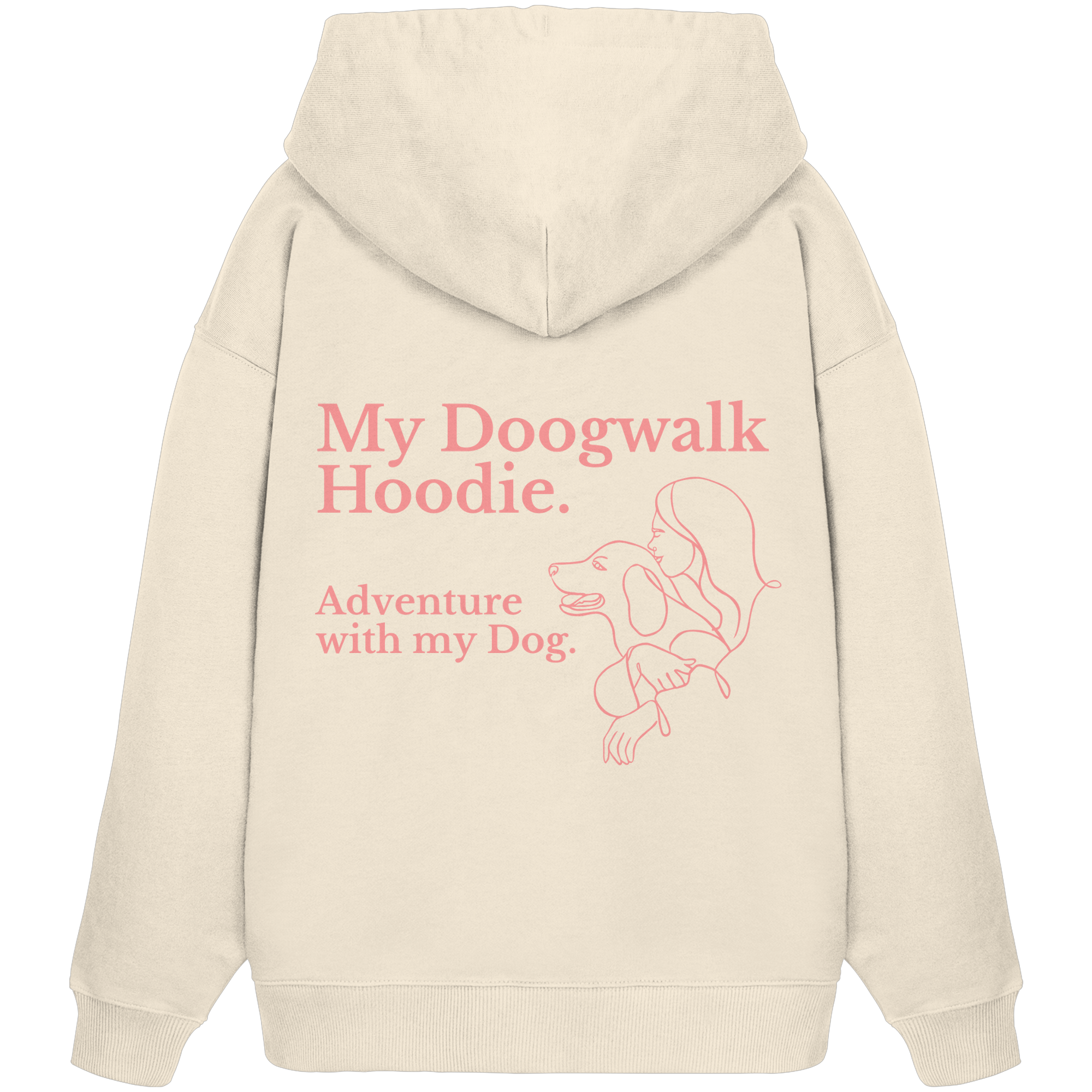 „Adventure with my Dog“ Hoodie - Organic Oversize Hoodie