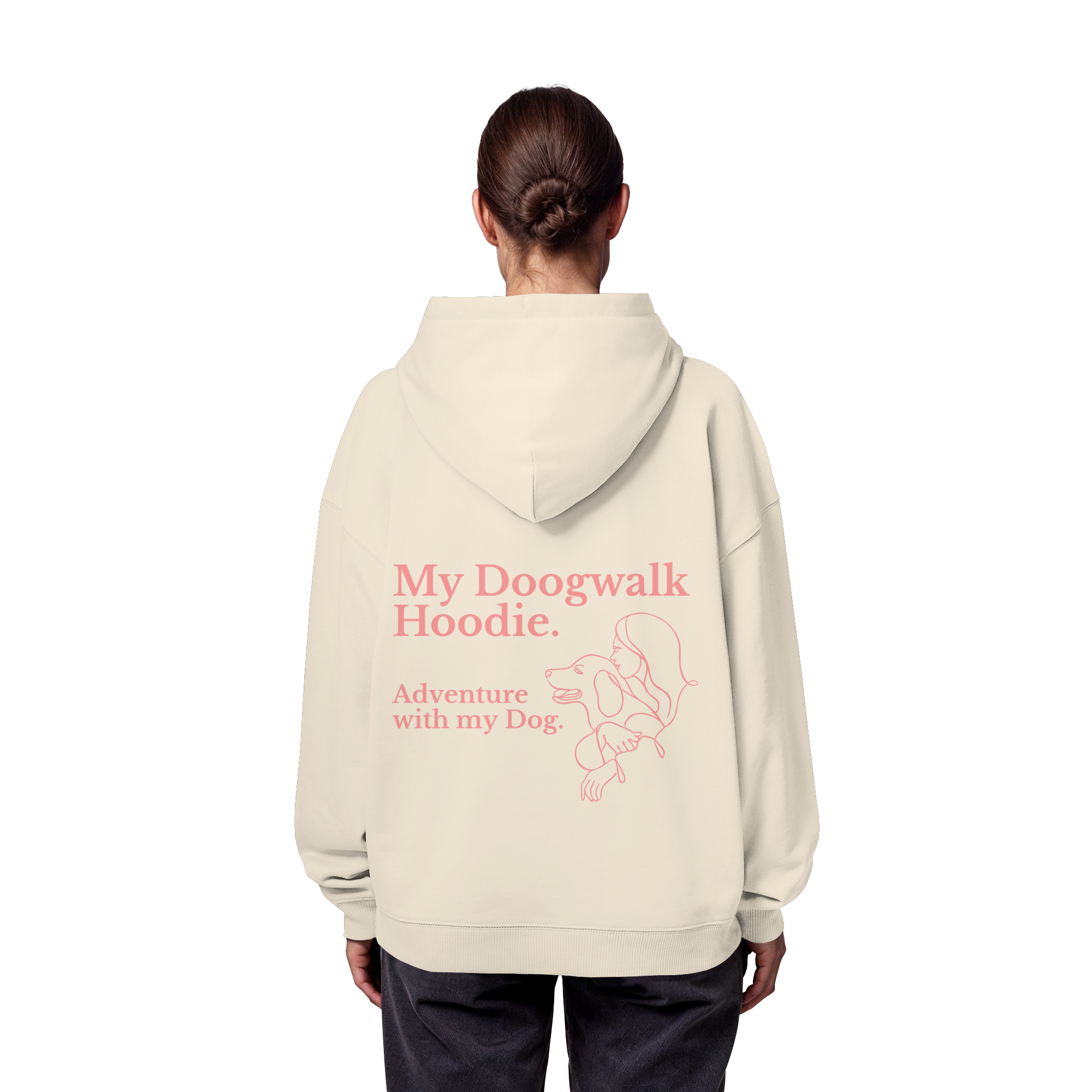 „Adventure with my Dog“ Hoodie - Organic Oversize Hoodie