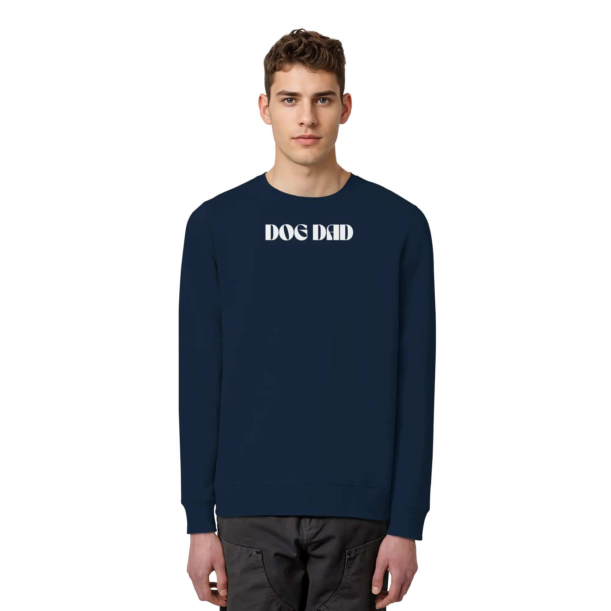 DOG DADS CLUB – „Chosen by my dog.“ - Organic Basic Unisex Sweatshirt Exceptional - Manufaktur mit Herz