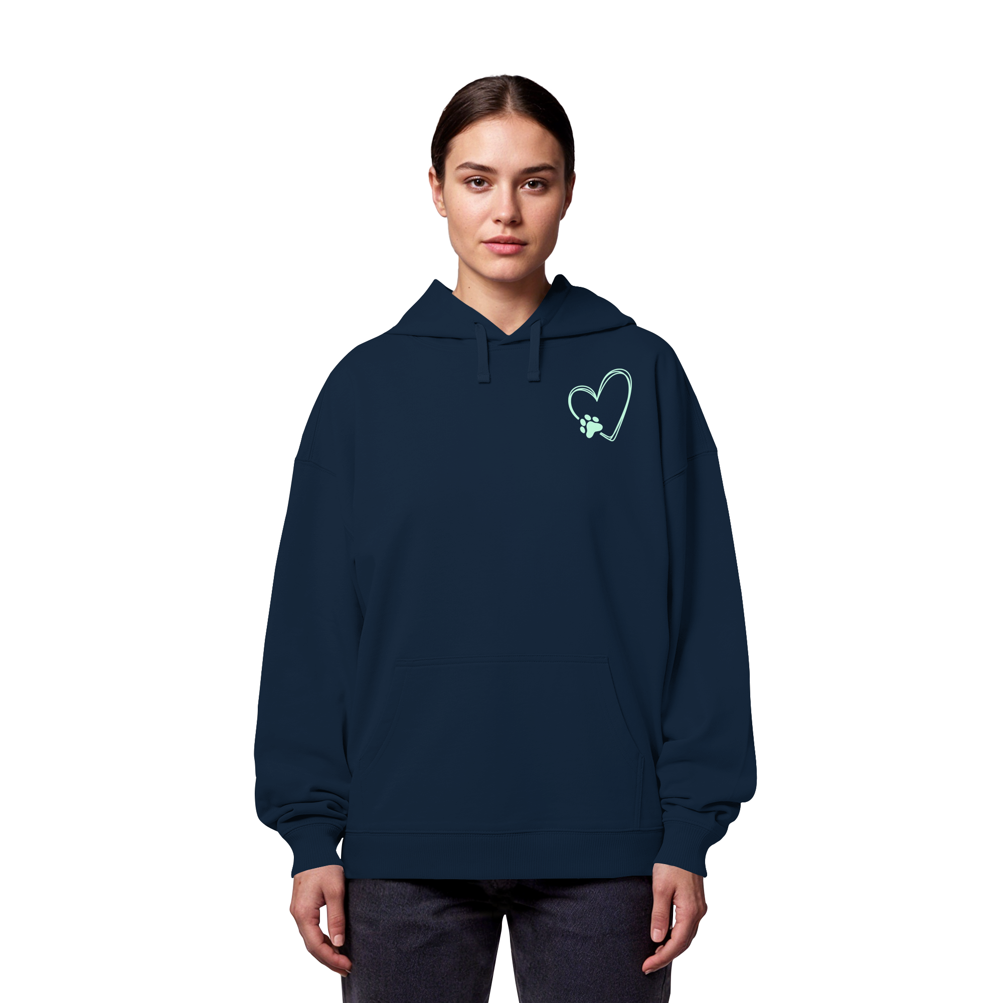 „Adventure with my Dog“ Hoodie - Organic Oversize Hoodie