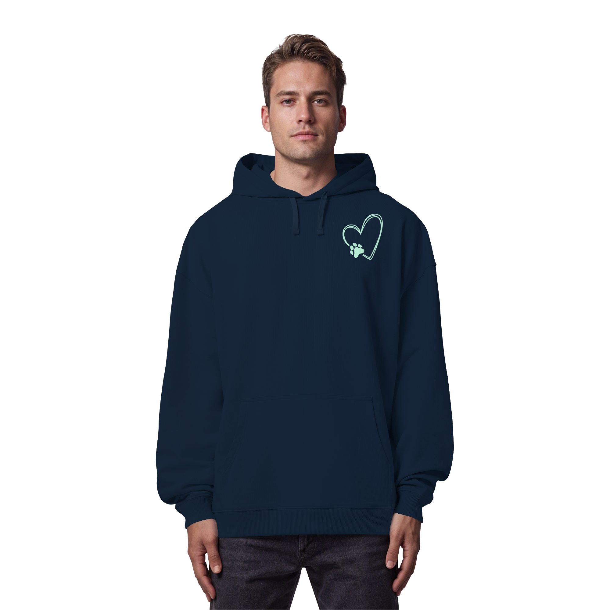 „Adventure with my Dog“ Hoodie - Organic Oversize Hoodie