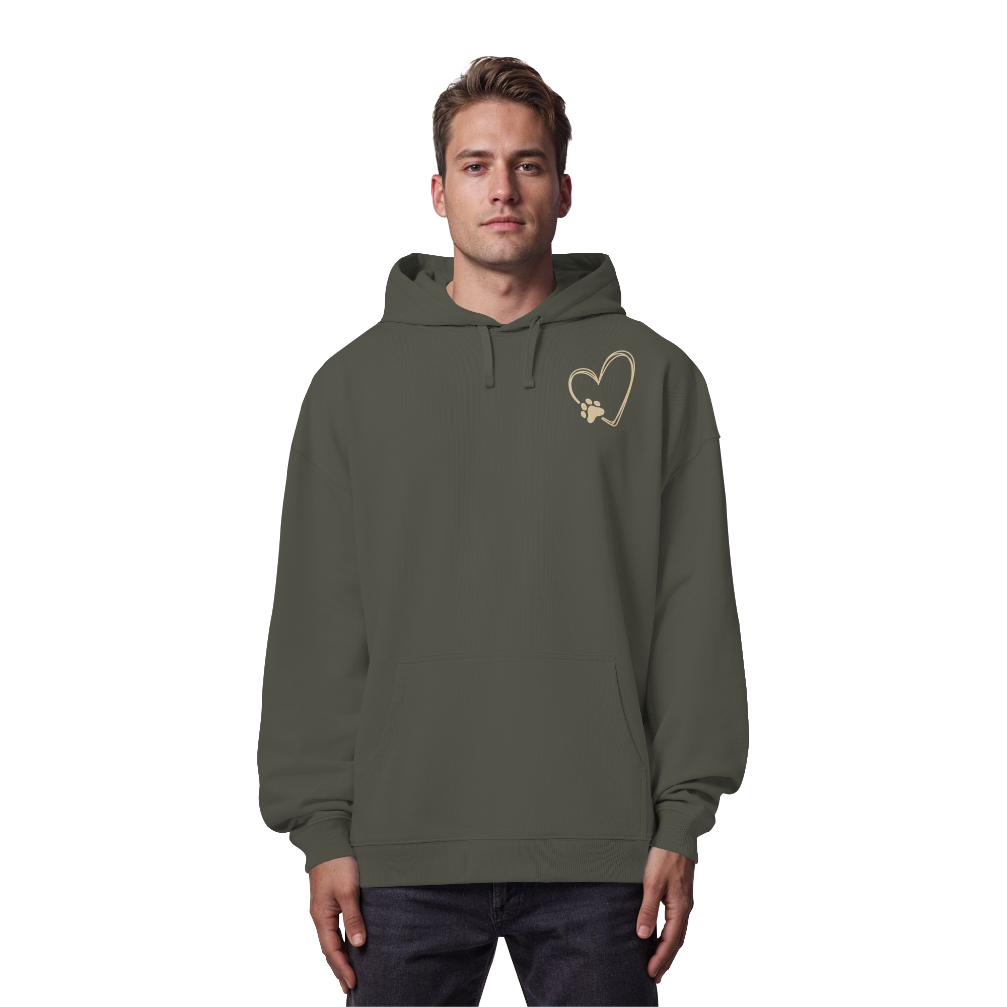 „Adventure with my Dog“ Hoodie - Organic Oversize Hoodie