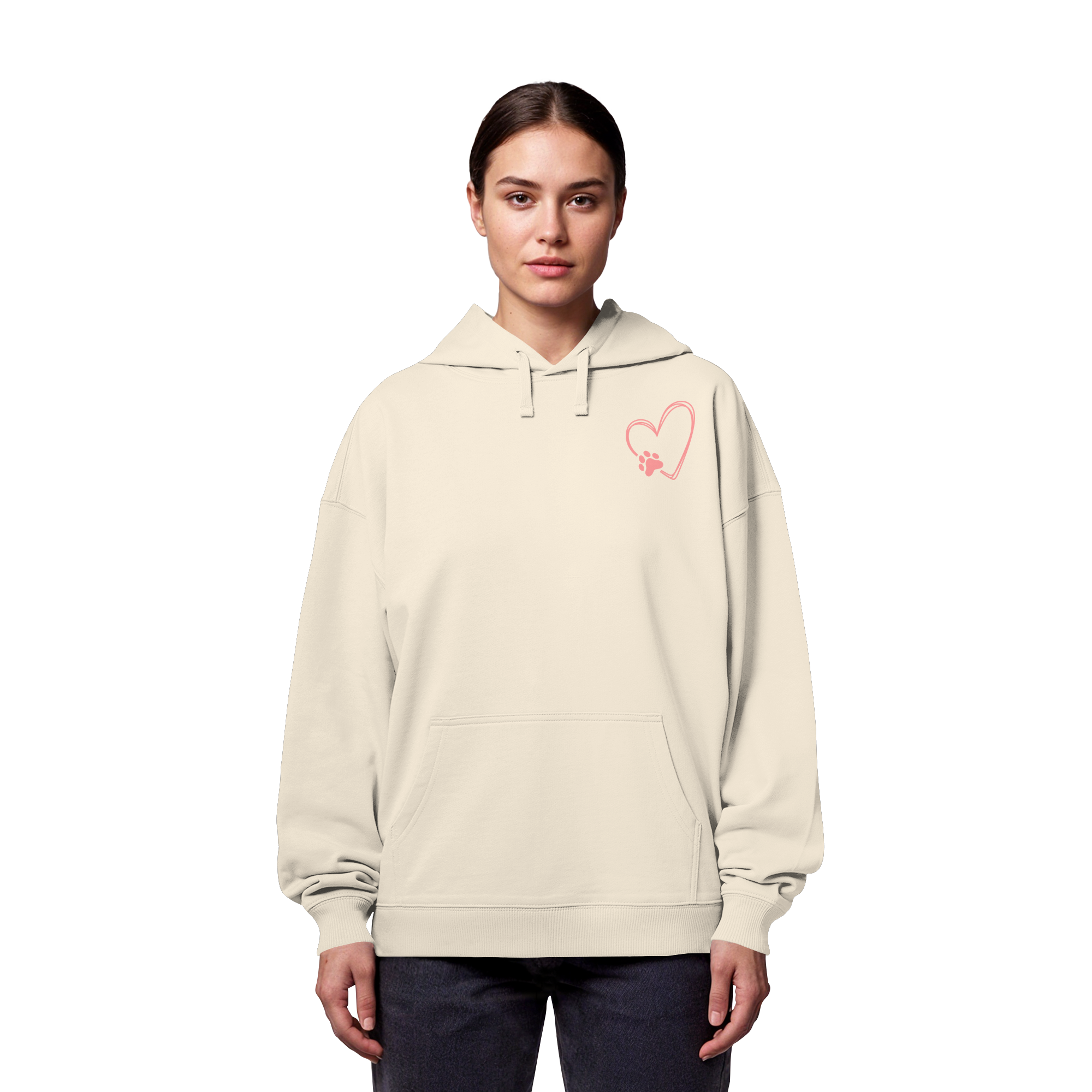 „Adventure with my Dog“ Hoodie - Organic Oversize Hoodie