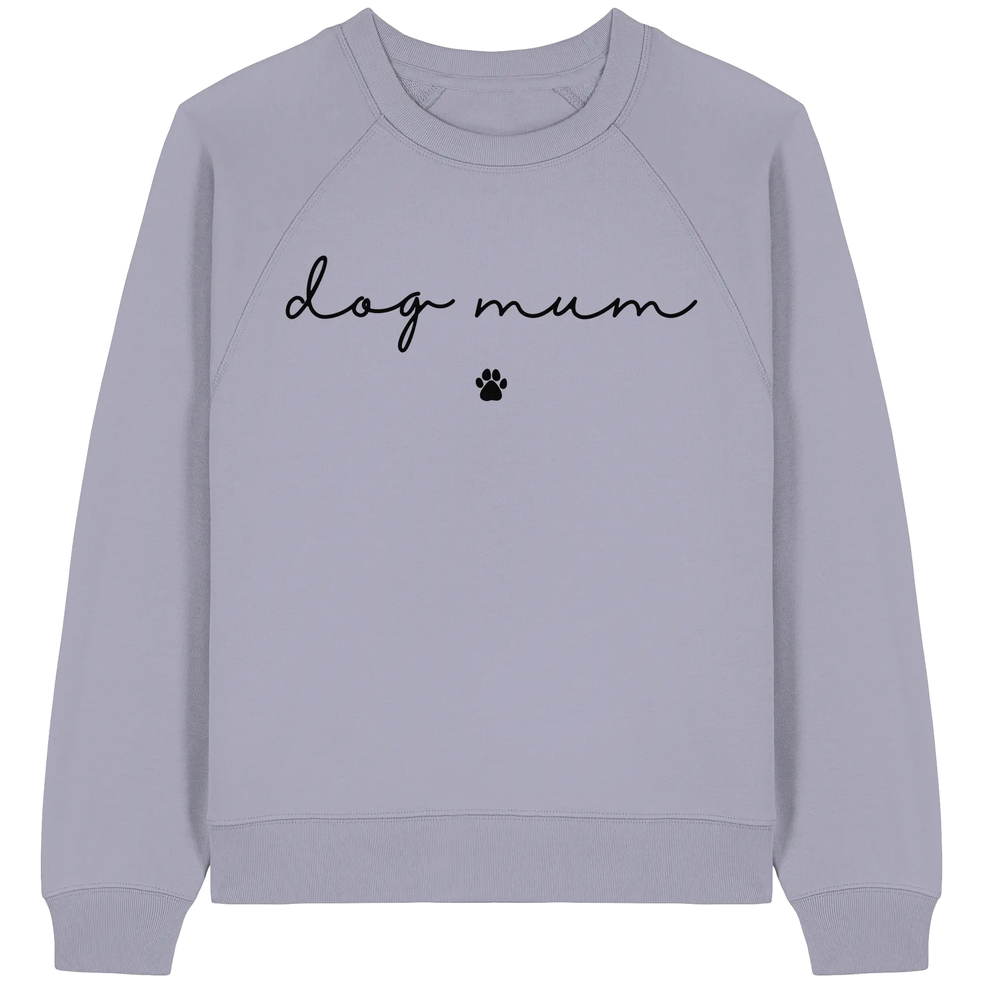 Dog Mum Essential - Womens Organic Raglan Sweatshirt Exceptional - Manufaktur mit Herz