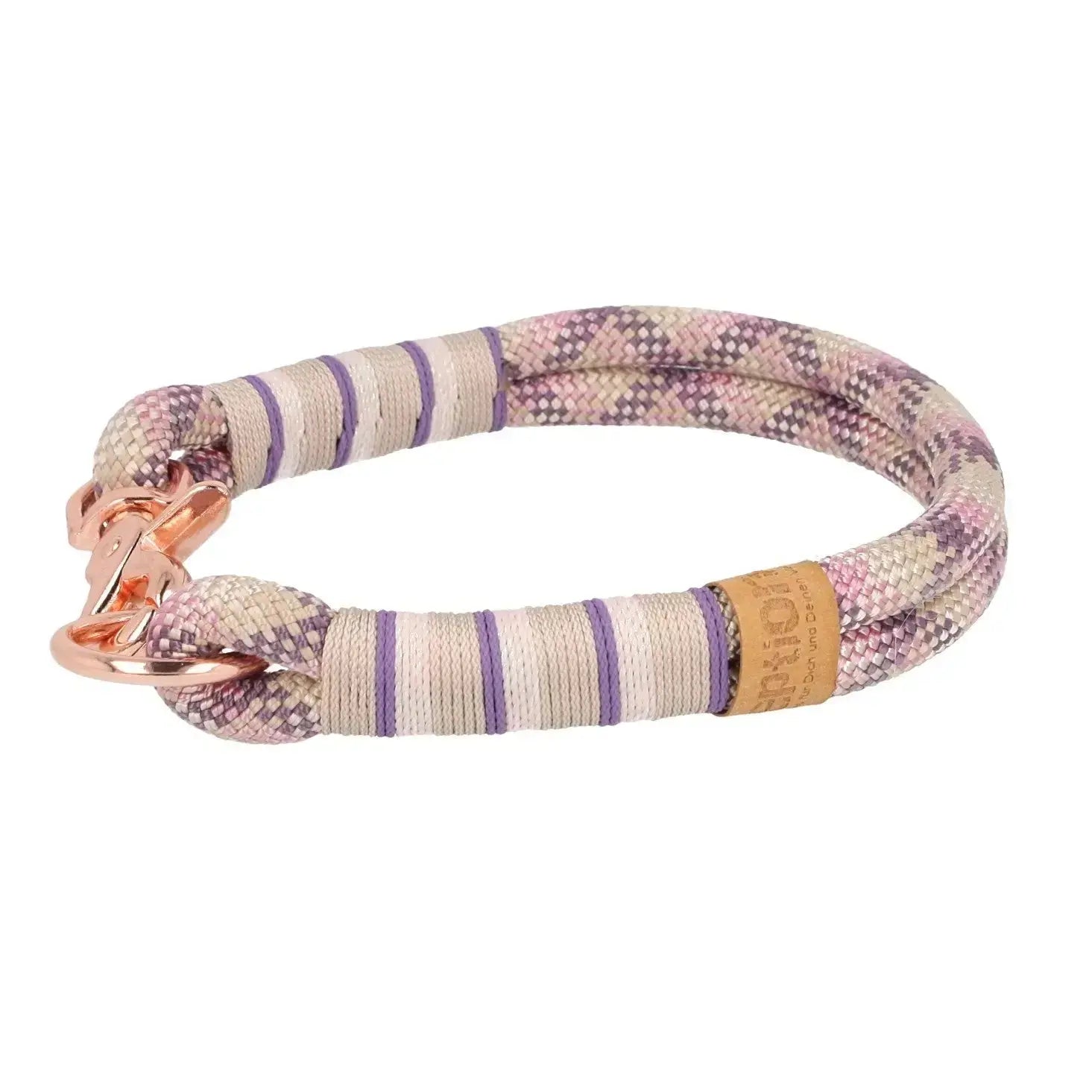 Set | Tauhalsband und Leine 'Misty Rose' Exceptional - Manufaktur mit Herz