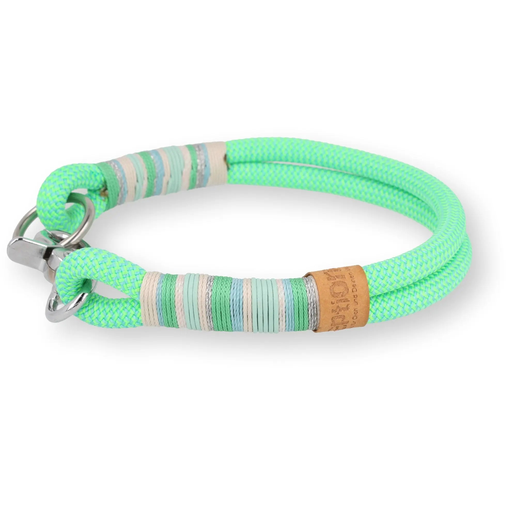 Set | Tauhalsband und Leine 'Isla Verde' Exceptional - Manufaktur mit Herz