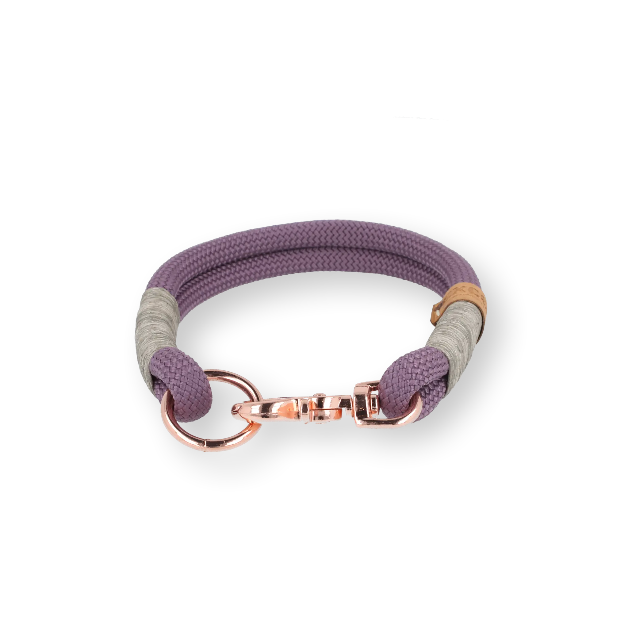 Set | Tauhalsband und Leine 'Mauve Grace' Exceptional - Manufaktur mit Herz