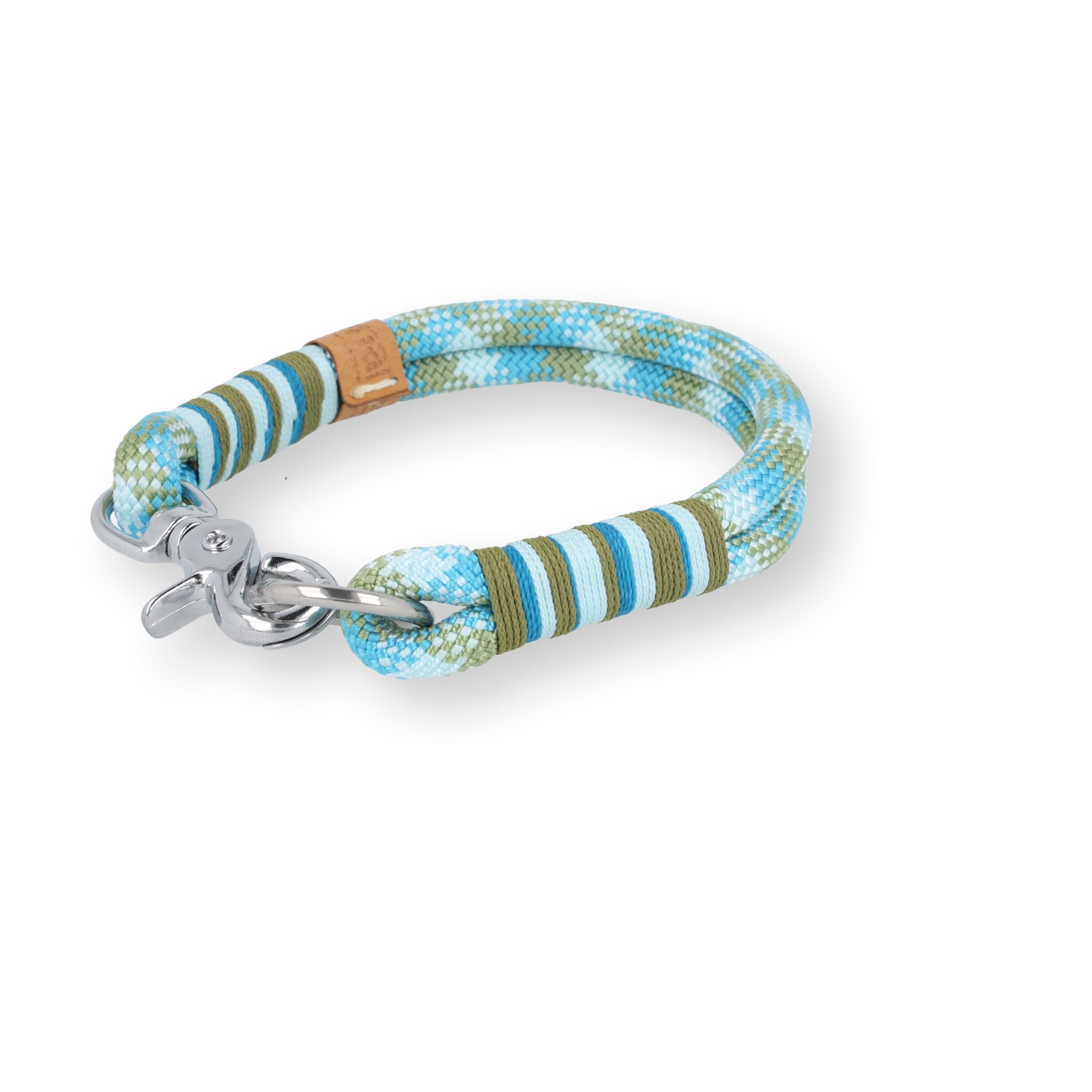 Set | Tauhalsband und Leine 'Ocean Leaf'