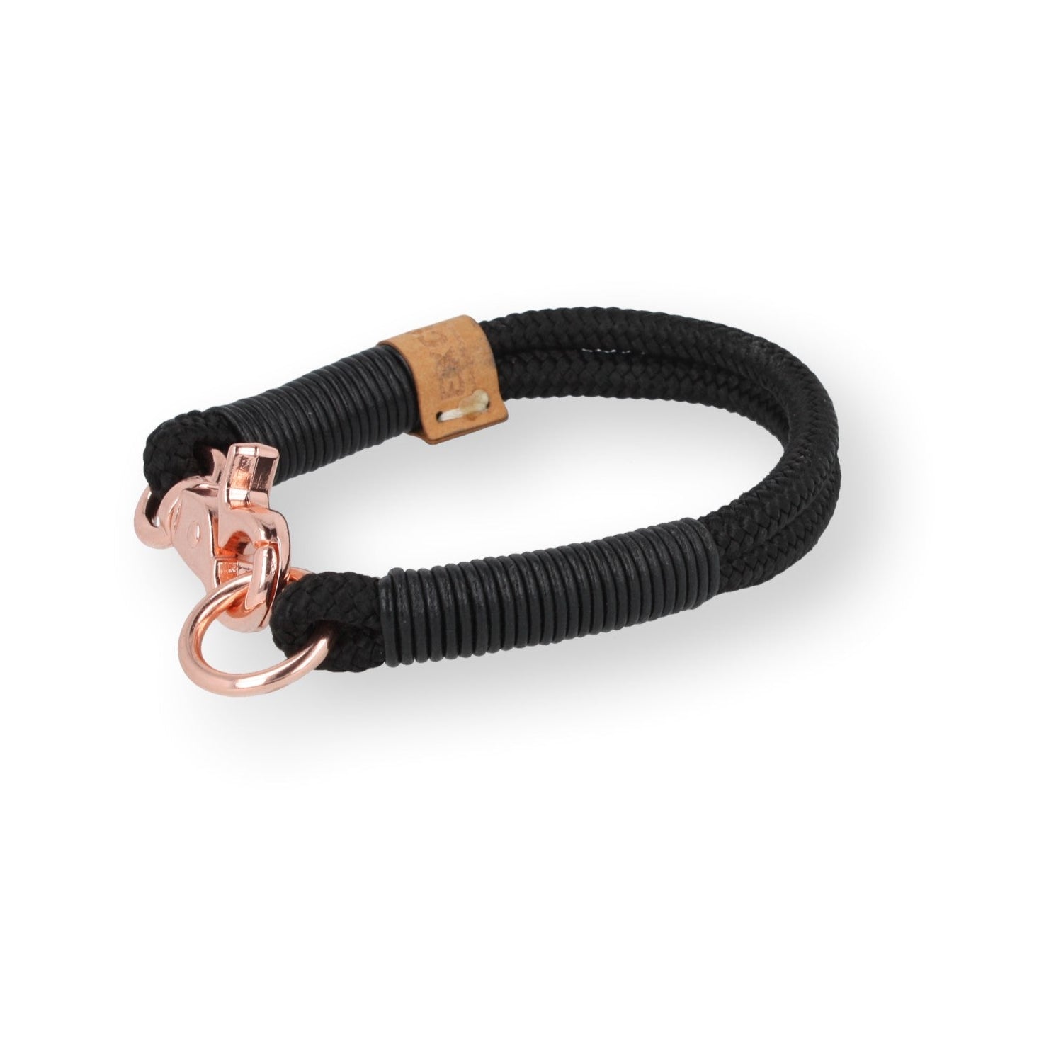 Set small | Tauhalsband und Leine 'Rose in the Dark'