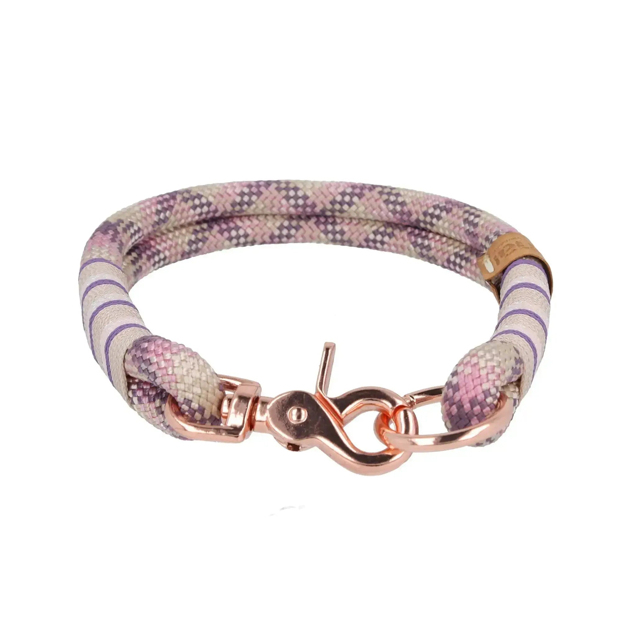 Set | Tauhalsband und Leine 'Misty Rose' Exceptional - Manufaktur mit Herz