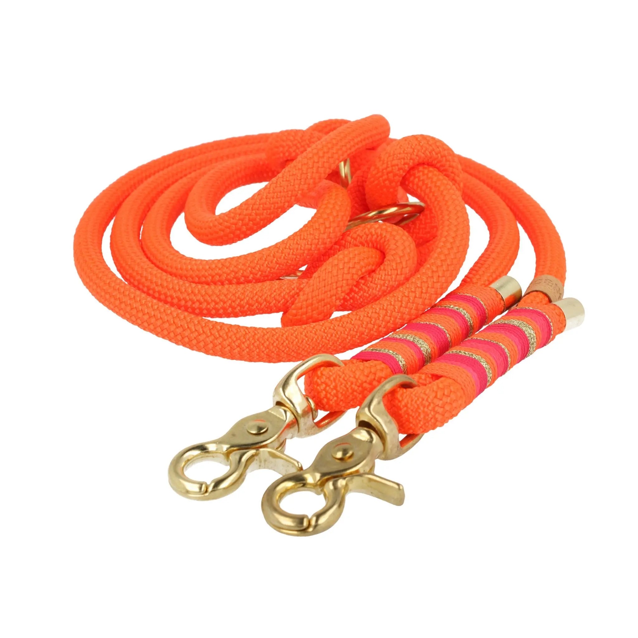 Set | Tauhalsband und Leine 'Fuego Ibiza' Exceptional - Manufaktur mit Herz