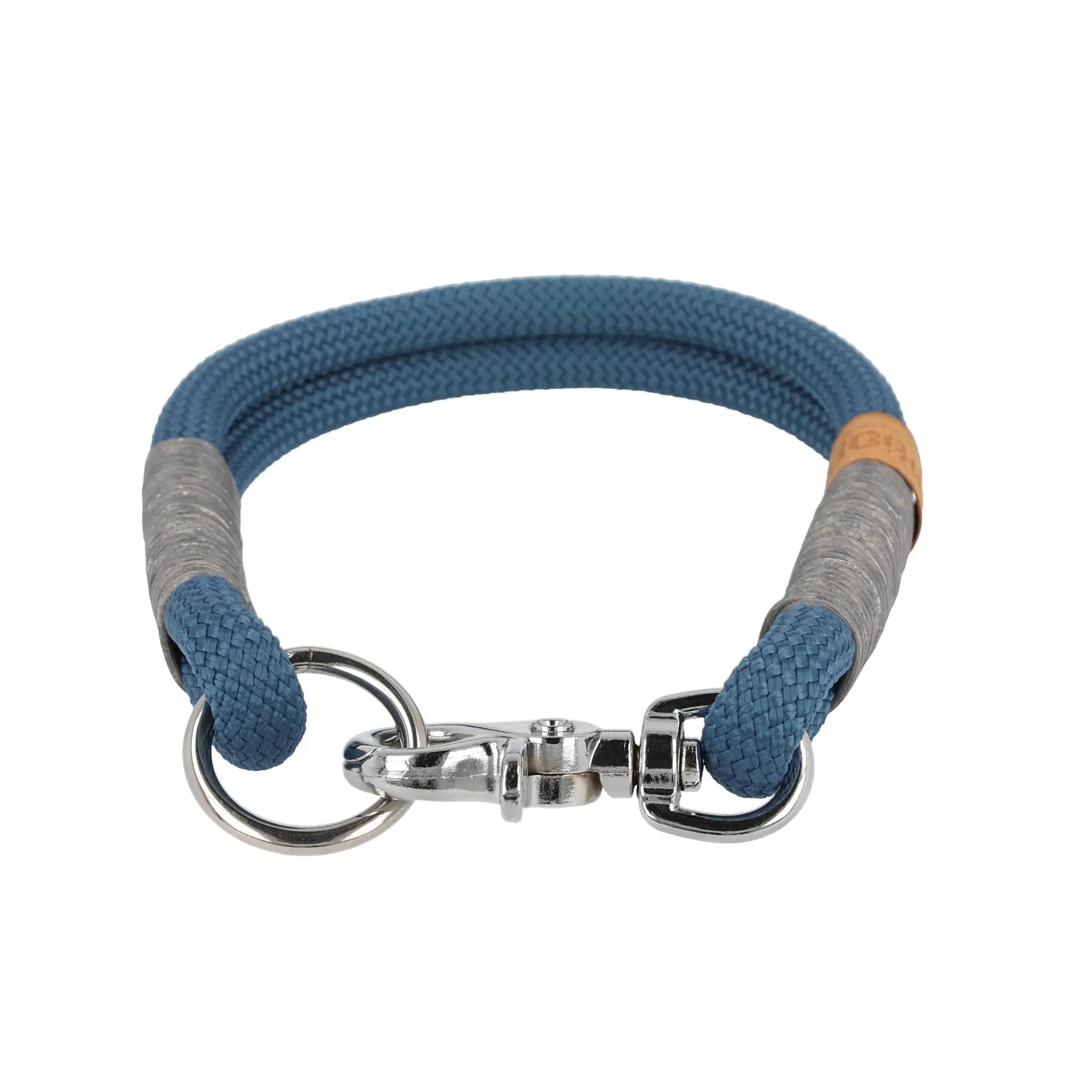 Tauhalsband 36,5 cm 'Steinblau' Exceptional - Manufaktur mit Herz