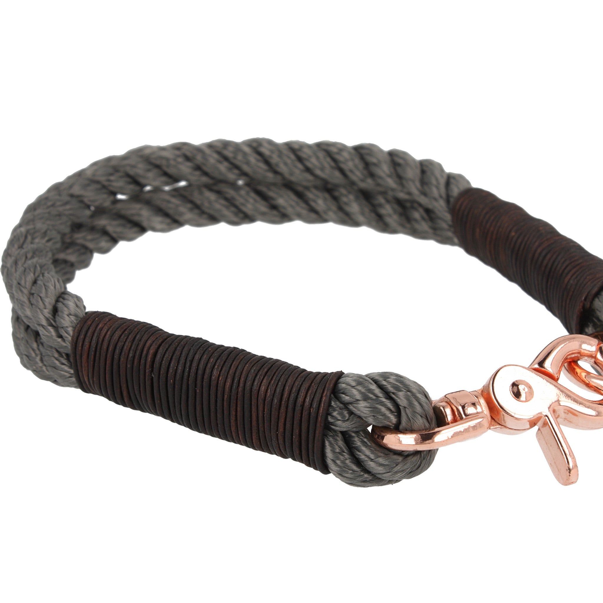 Tauhalsband 38 cm 'Mr. Grey Curl 10mm'