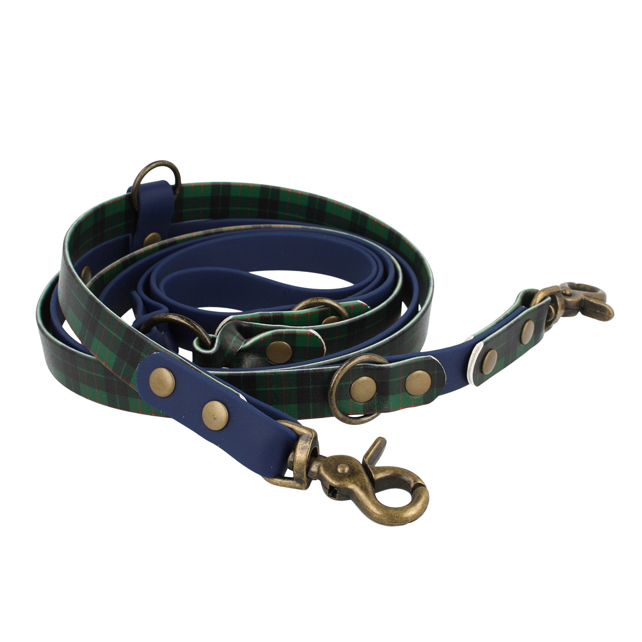 Schmuddelwetter Leine 'Schottisch blue' – Funktion kann auch stilvoll