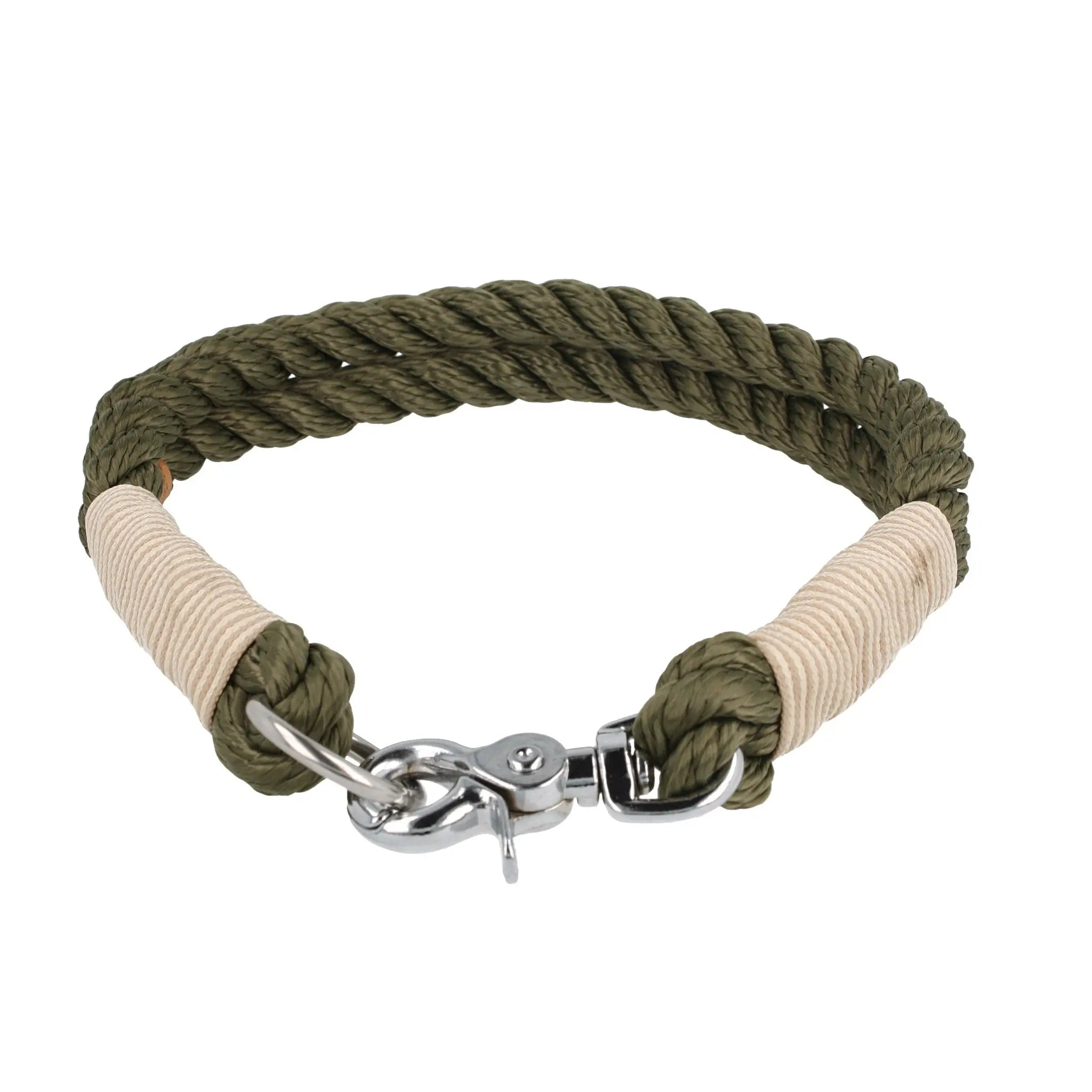 Tauhalsband 50 cm 'Olive Curl' Exceptional - Manufaktur mit Herz