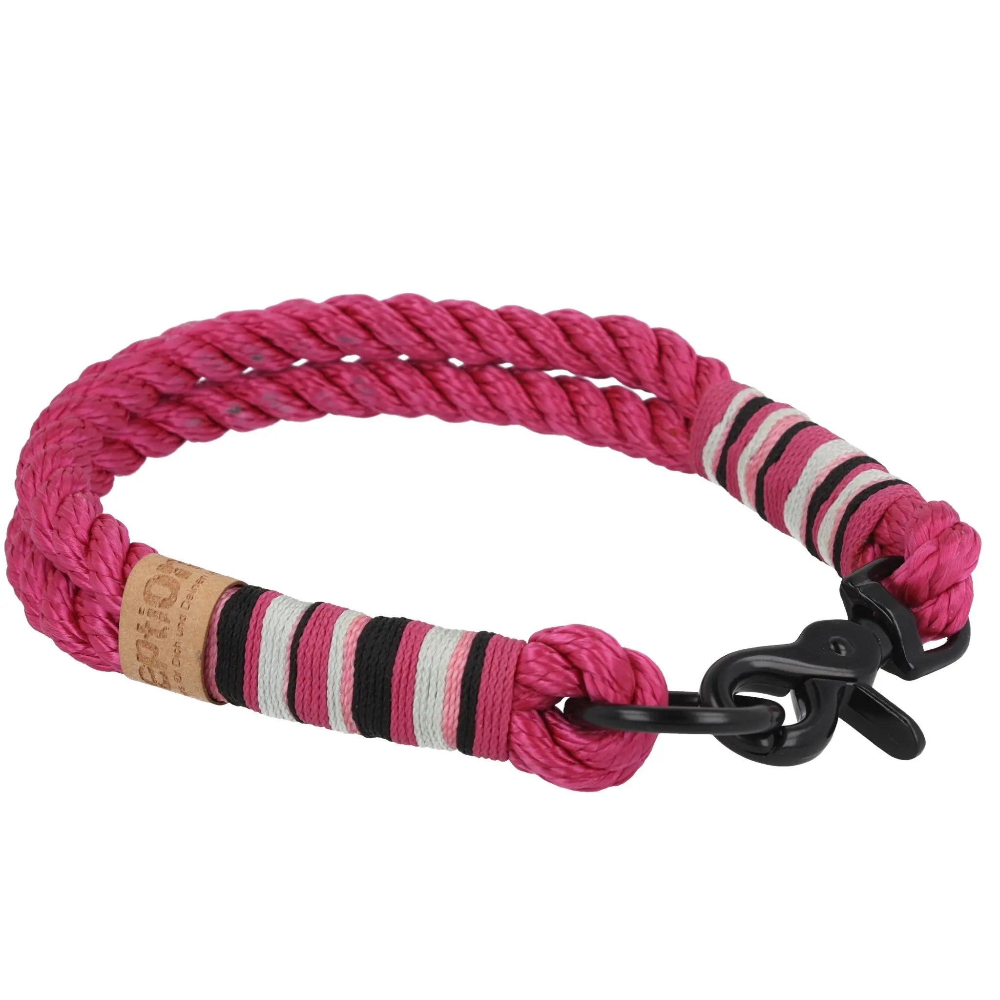 Tauhalsband 40 cm 'Himbeer Curl' Exceptional - Manufaktur mit Herz
