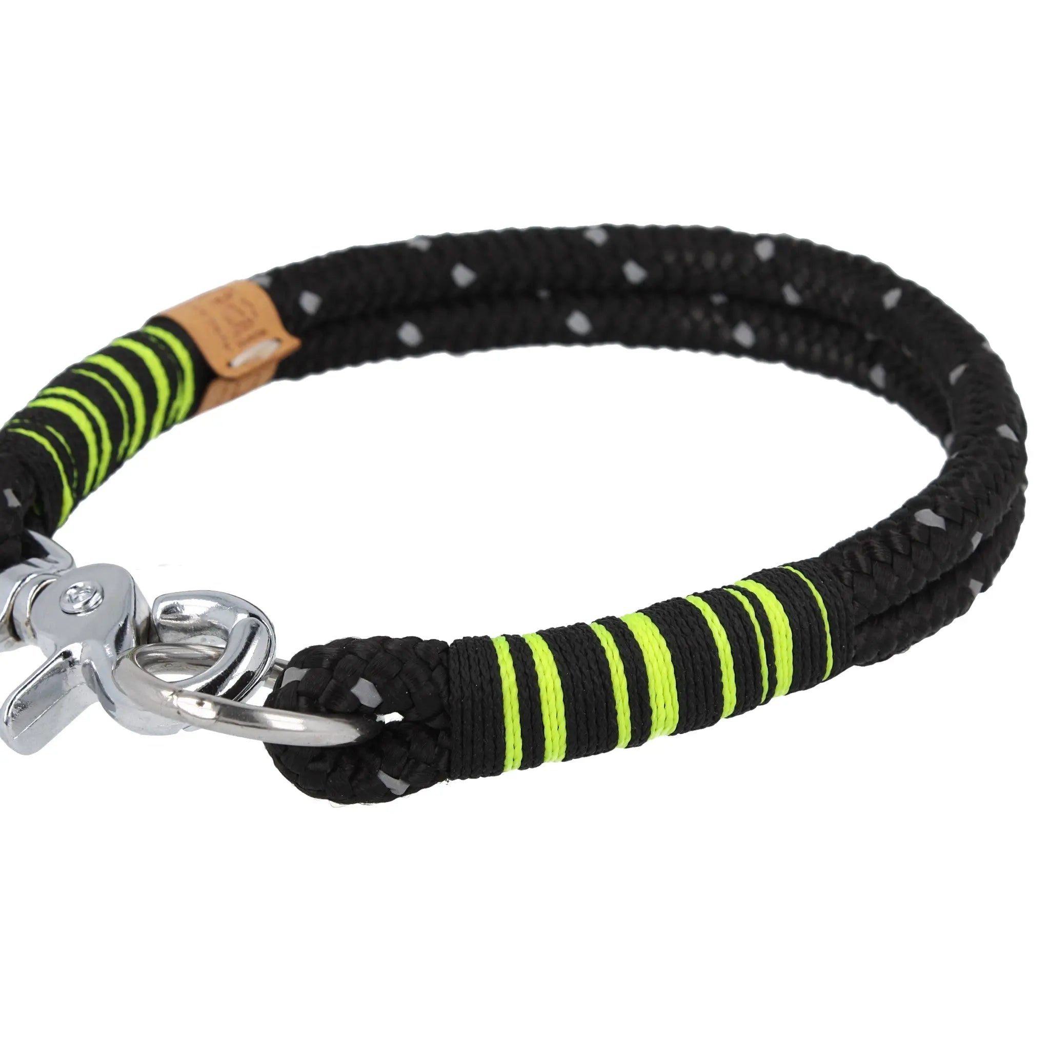 Tauhalsband 37,5|39,5|44 cm 'Black Beauty Reflection' Exceptional - Manufaktur mit Herz