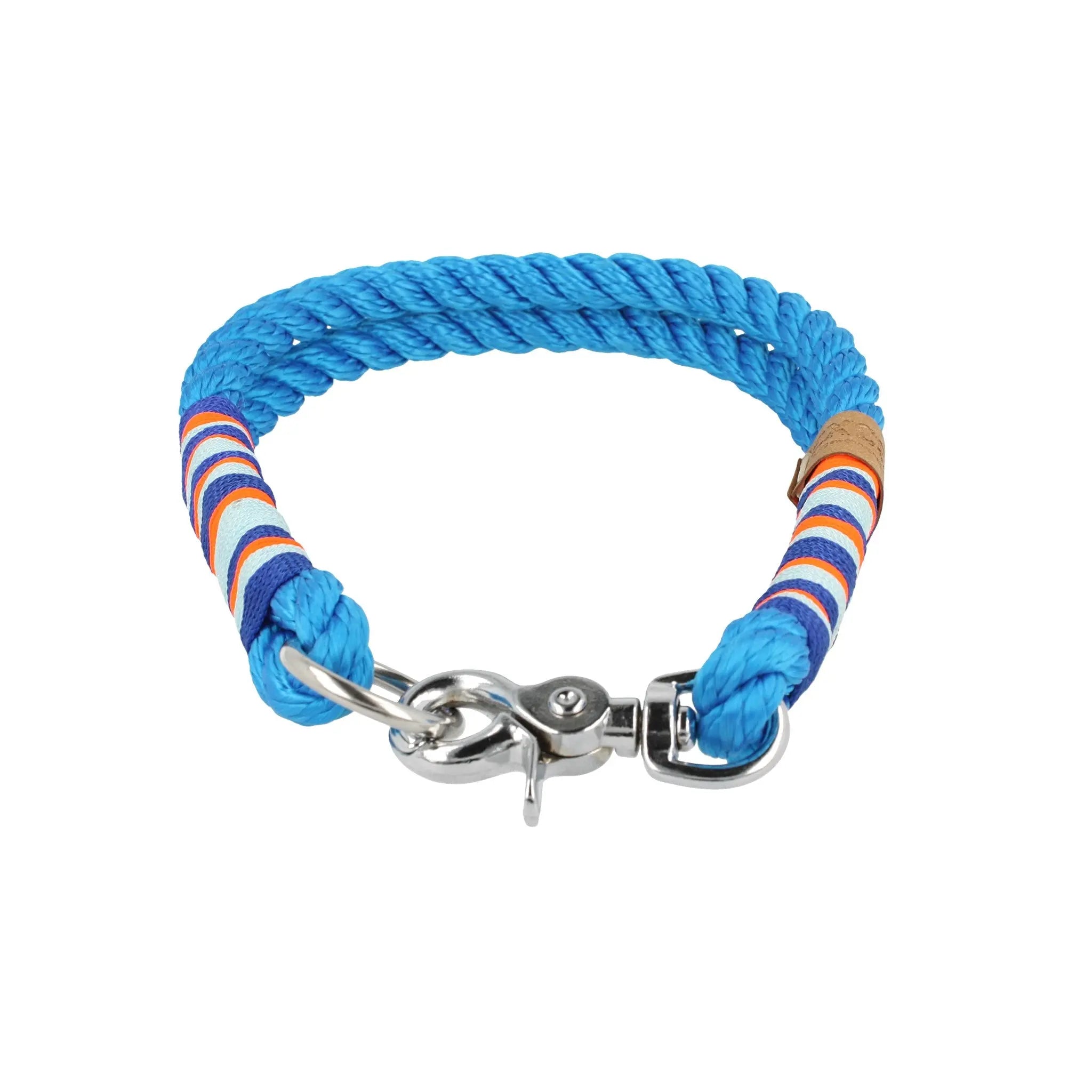 Tauhalsband 35|42,5|44cm 'Blue Curl' Exceptional - Manufaktur mit Herz
