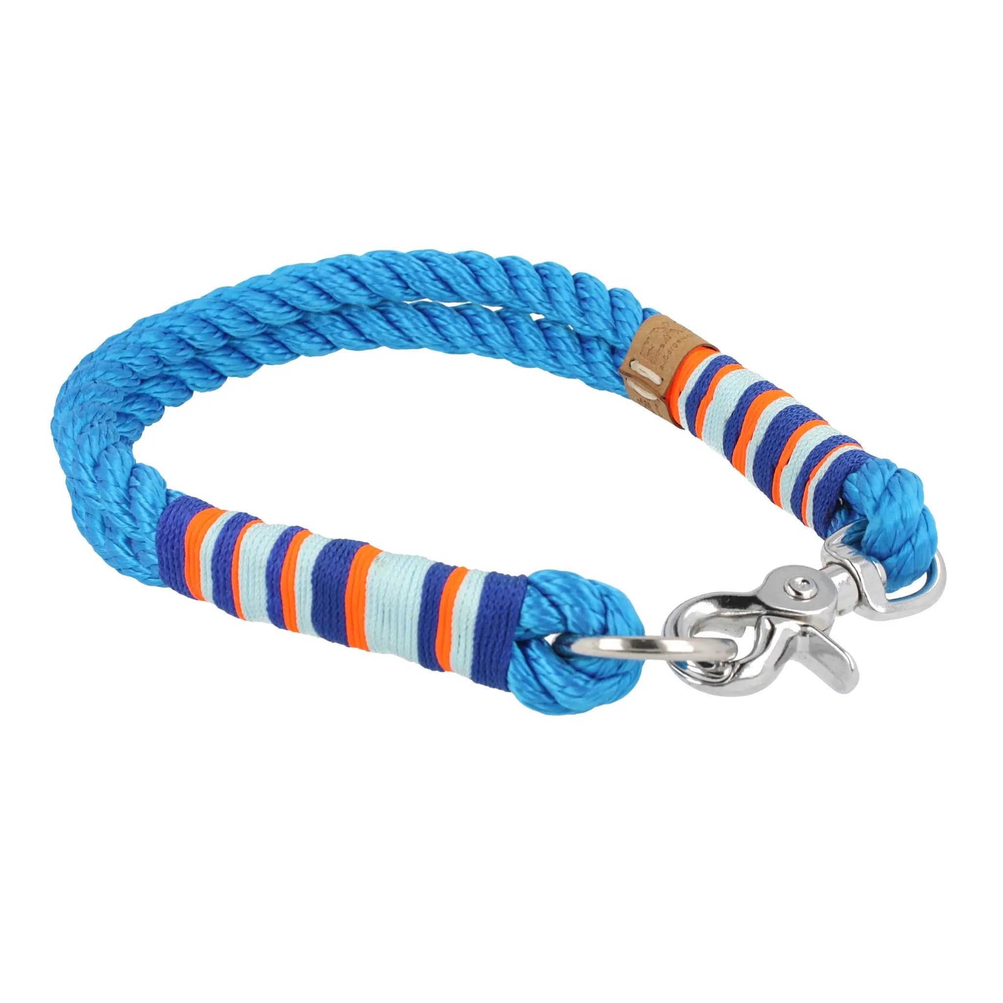 Tauhalsband 35|42,5|44cm 'Blue Curl' Exceptional - Manufaktur mit Herz