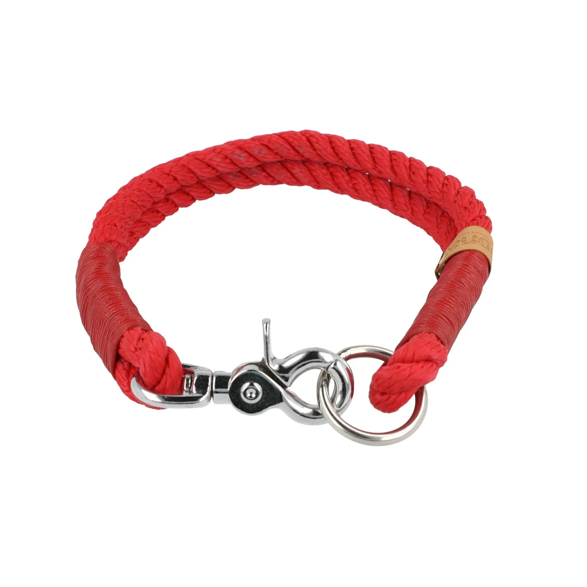 Tauhalsband 39,5|44,5 cm 'Rot Curl' Exceptional - Manufaktur mit Herz