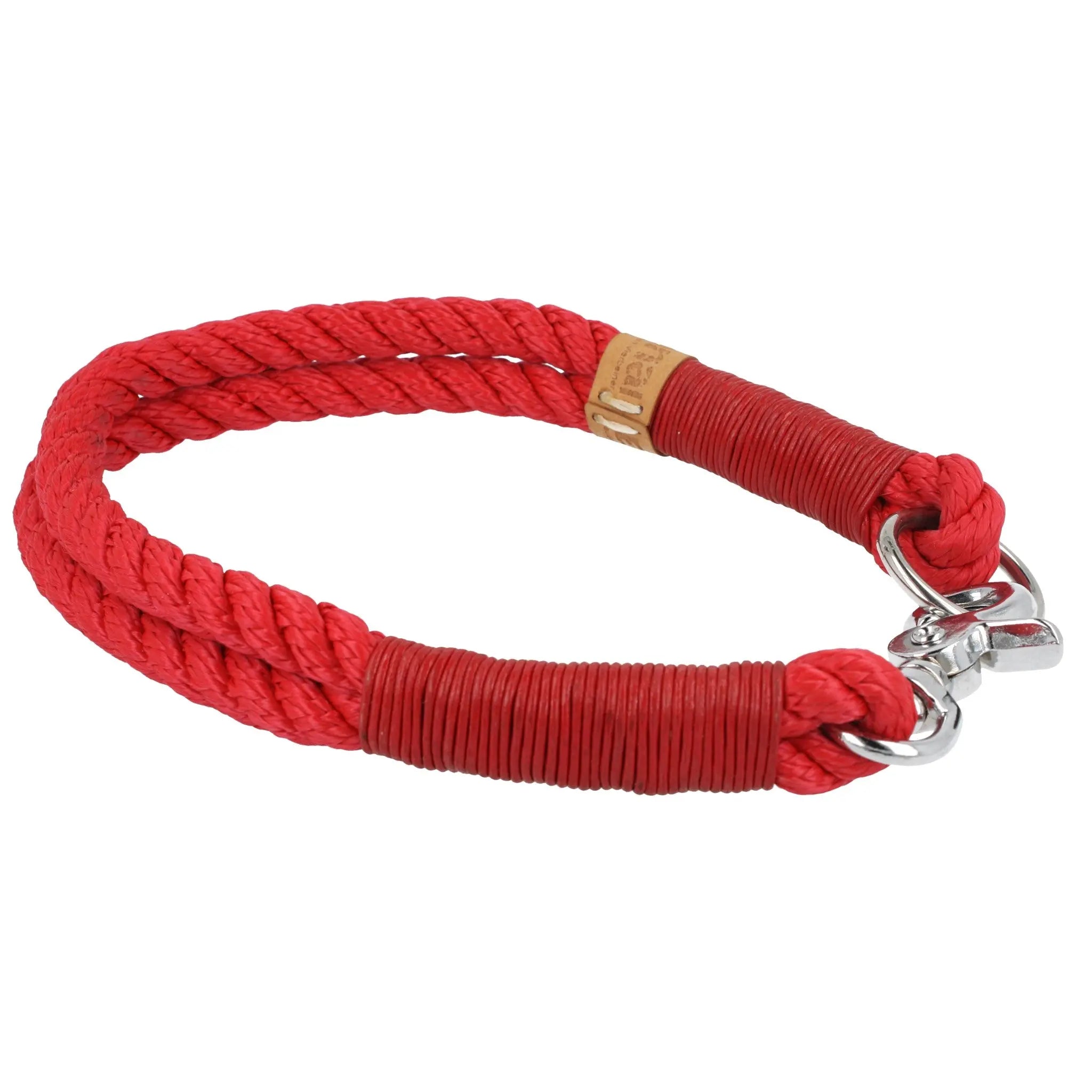 Tauhalsband 39,5|44,5 cm 'Rot Curl' Exceptional - Manufaktur mit Herz