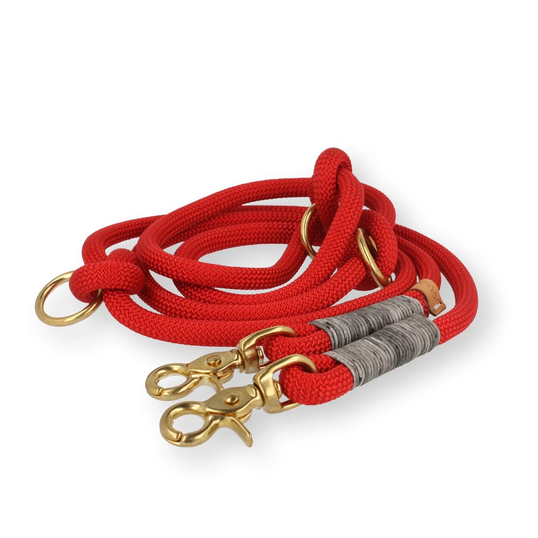 Set | Tauhalsband und Leine 'Rose of Smoke' Exceptional - Manufaktur mit Herz