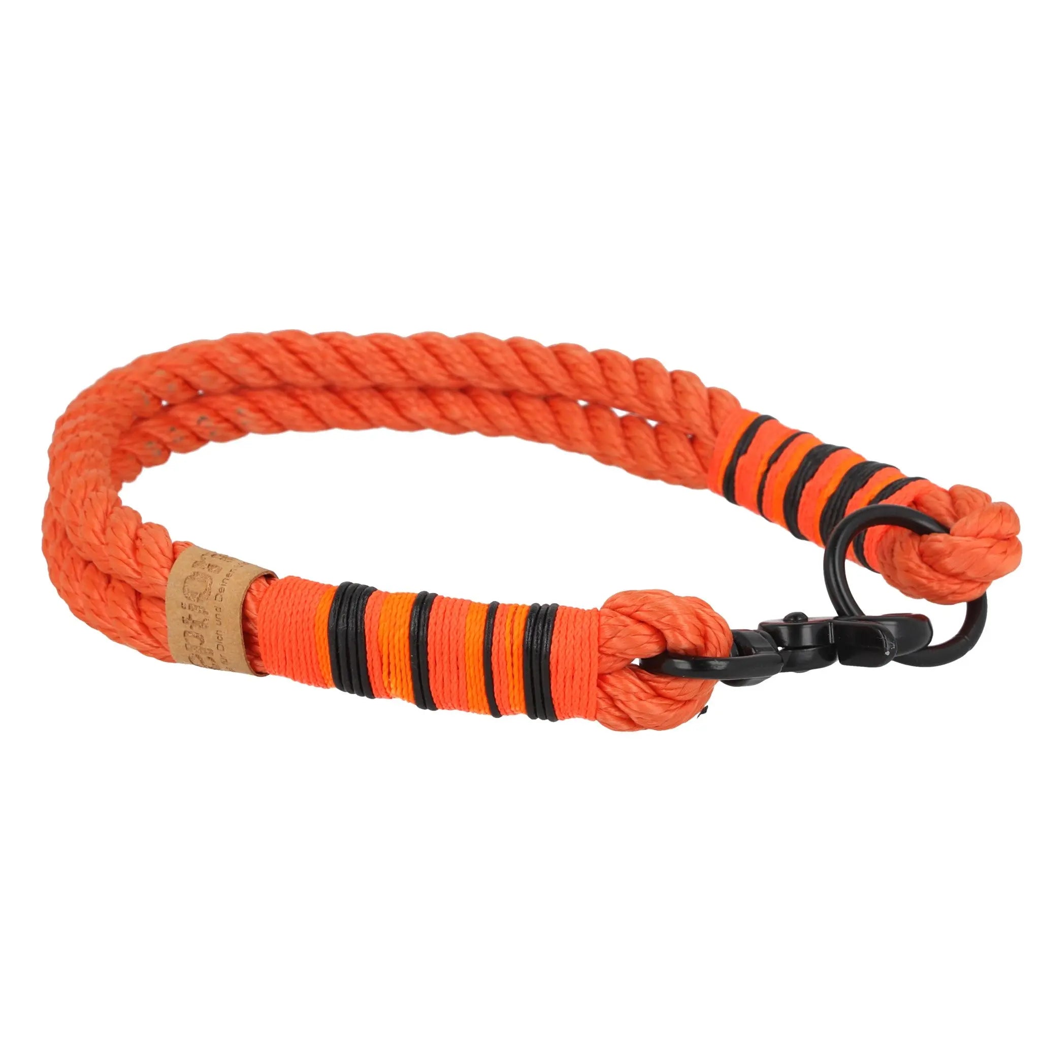Tauhalsband 44|45,5cm 'Orange Curl' Exceptional - Manufaktur mit Herz